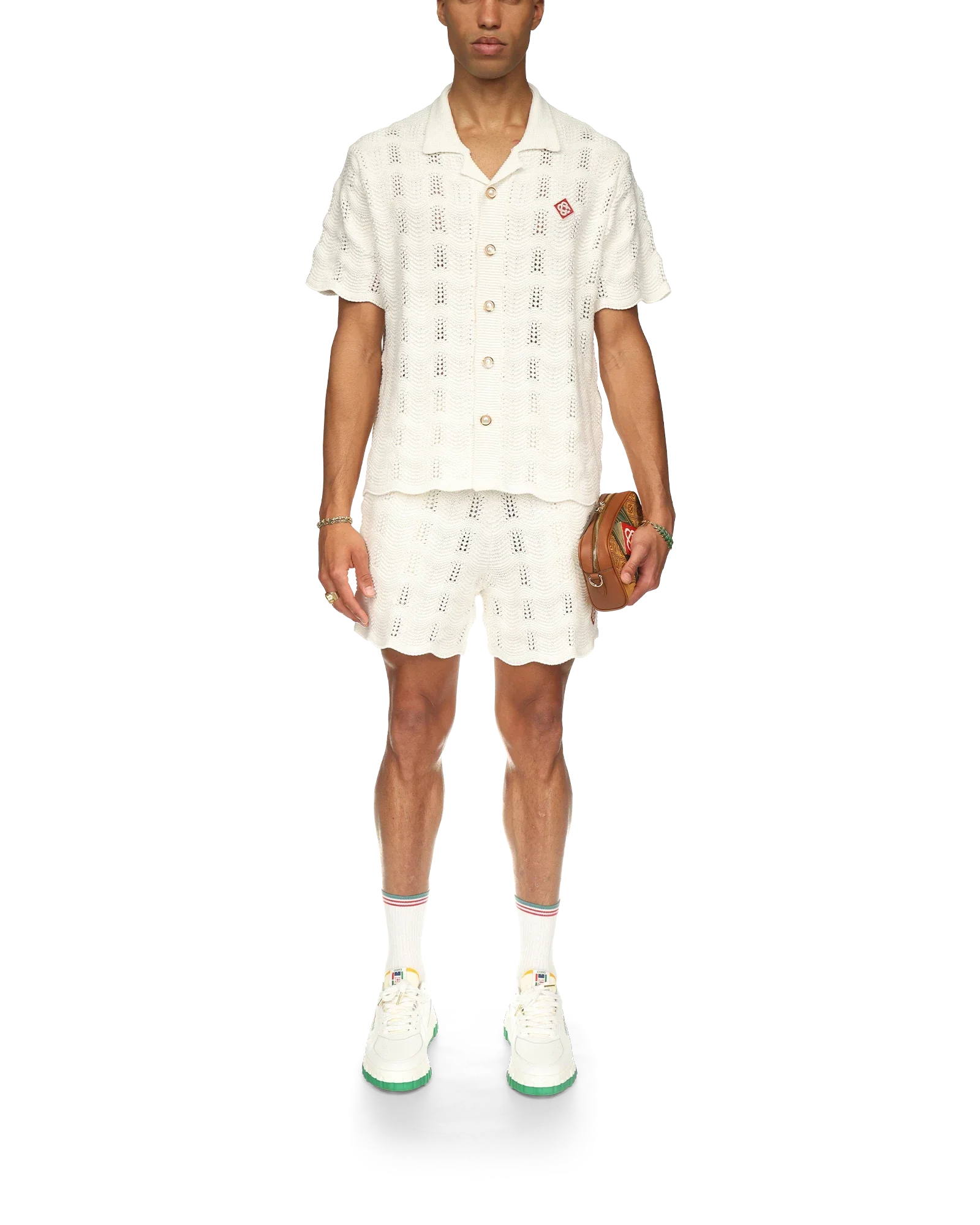 Chemise en crochet ondulée