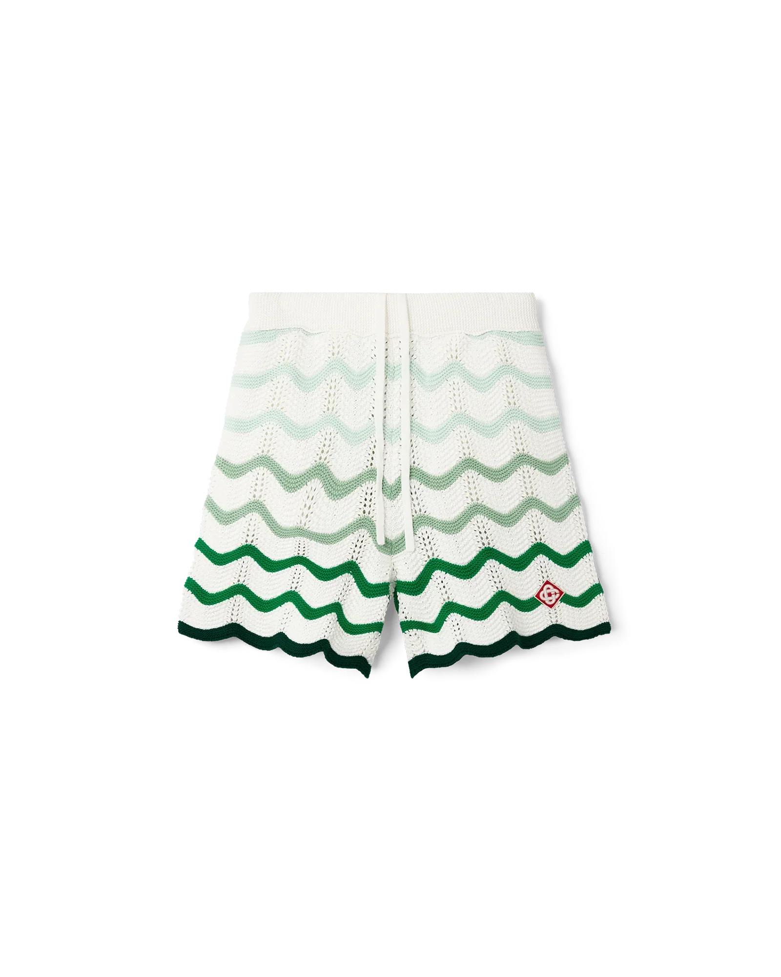 Short en crochet à dégradé ondulé