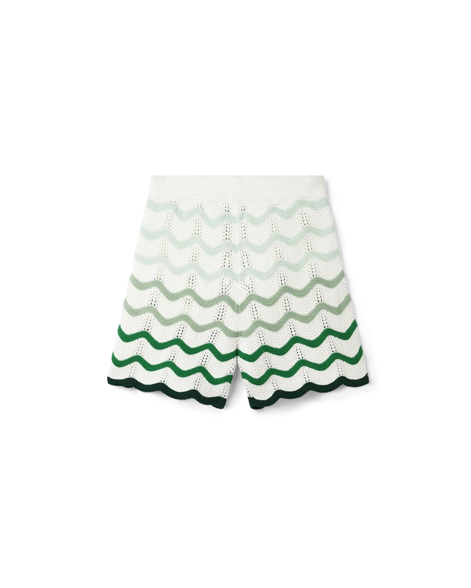 Short en crochet à dégradé ondulé