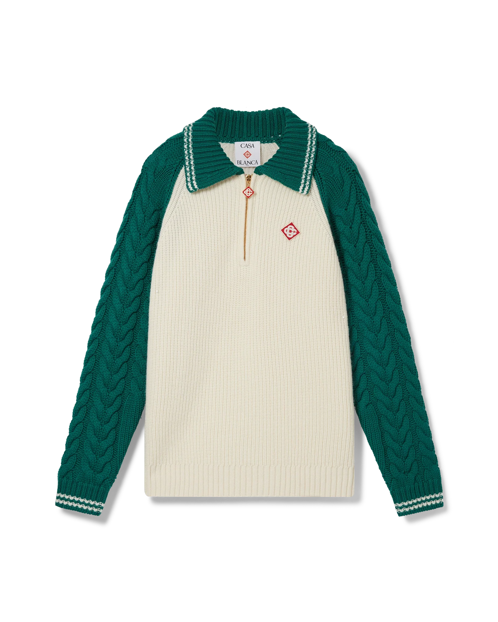 Pull en maille torsadée en cachemire