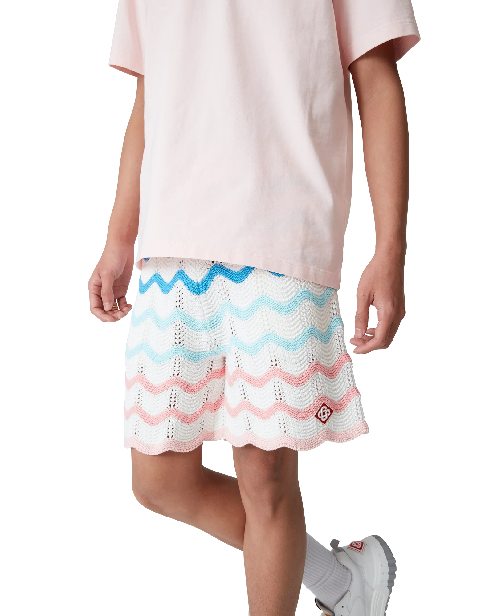 Short en crochet à vagues dégradées