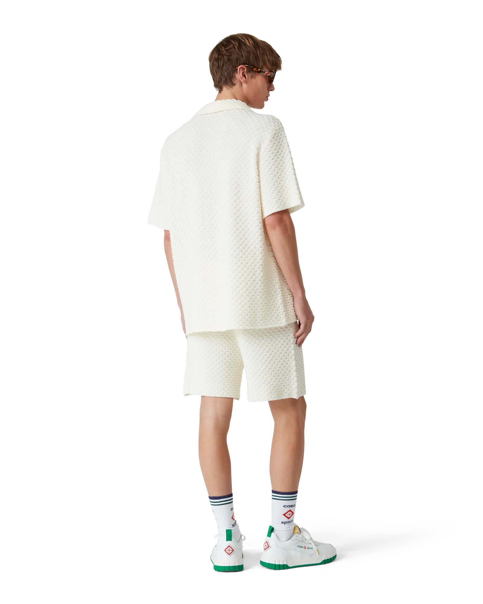 Chemise en maille texturée