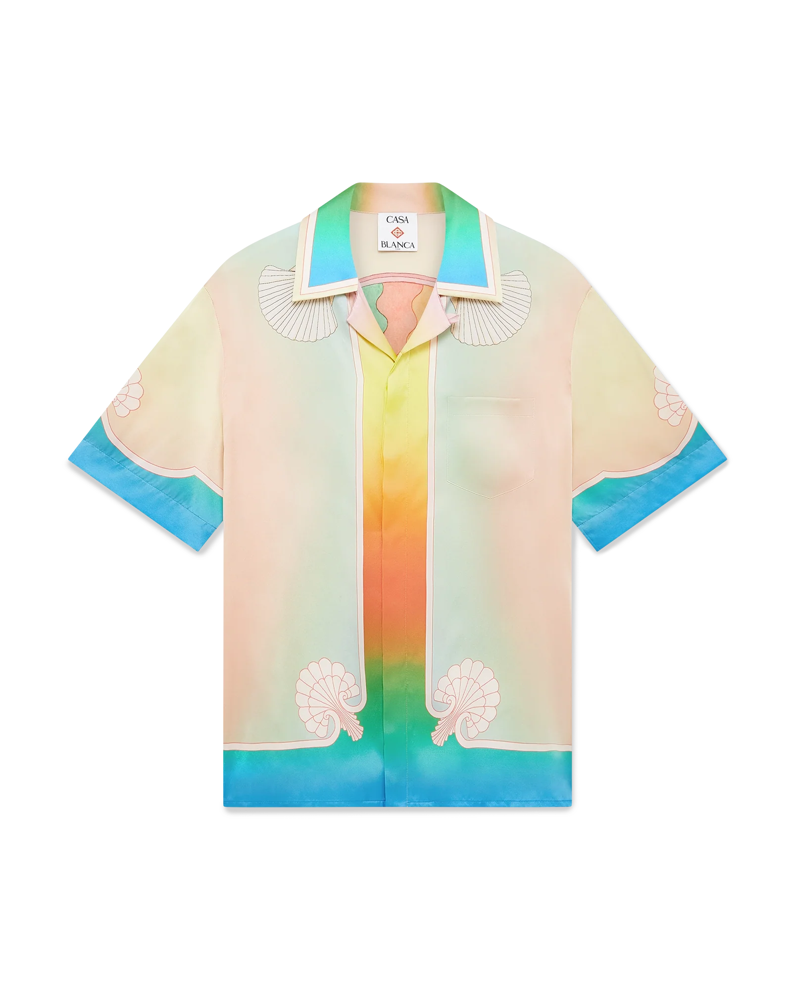 Chemise à manches courtes en soie Lucid Dreams