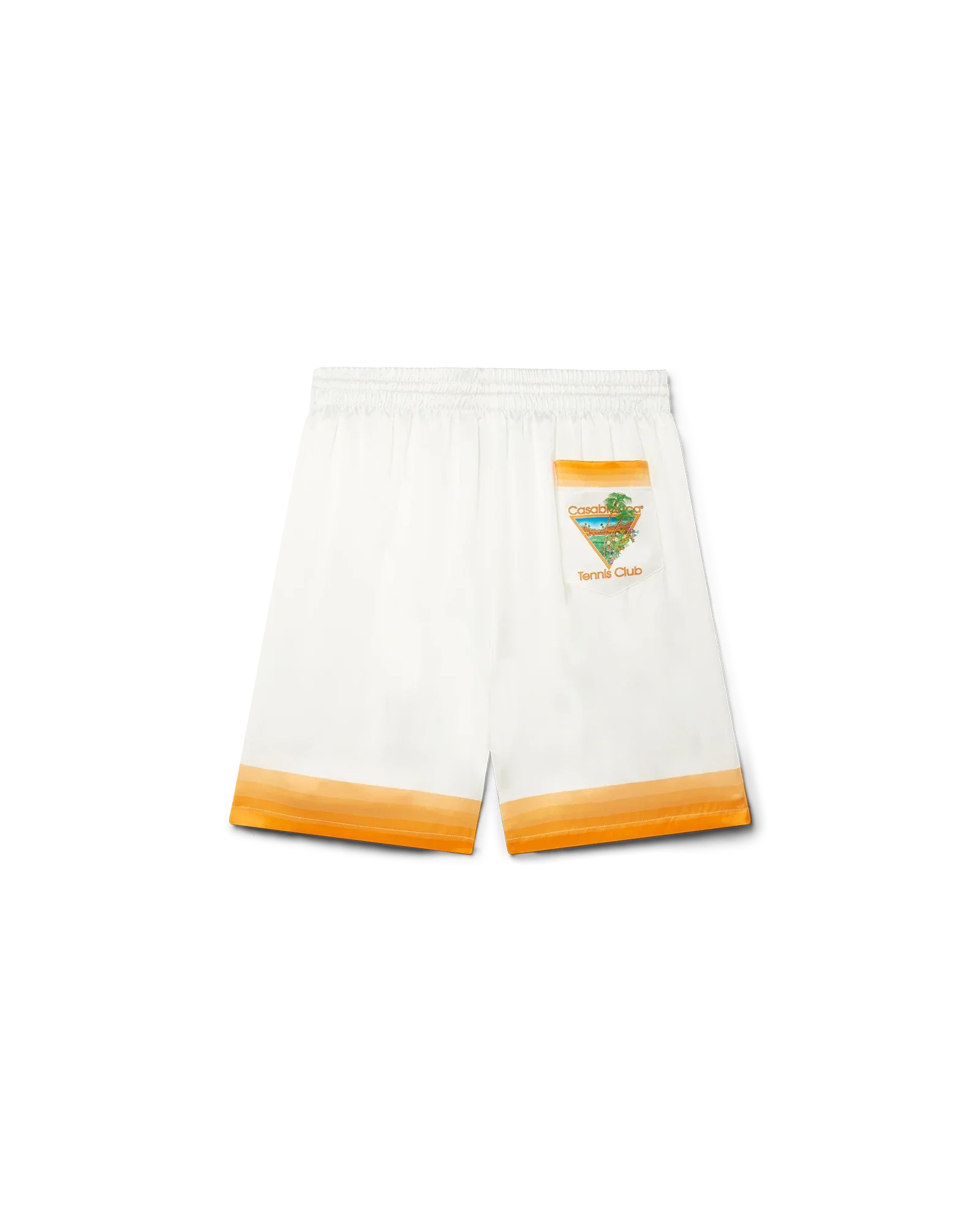 Short en soie orange Palm Springs Icon