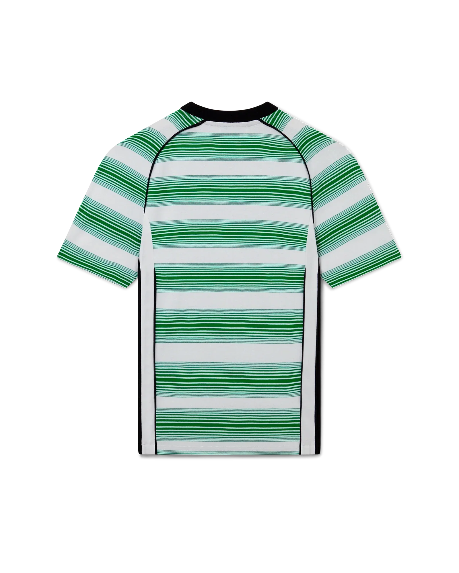 T-shirt à panneaux à rayures dégradées