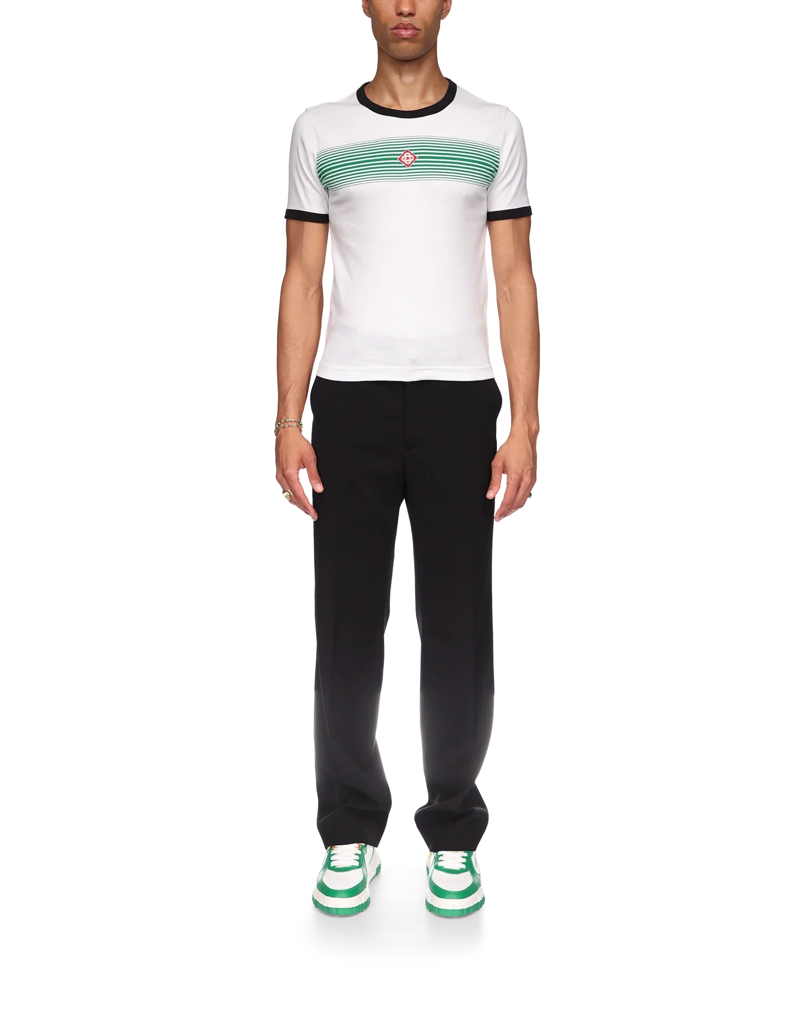 T-shirt à rayures dégradées