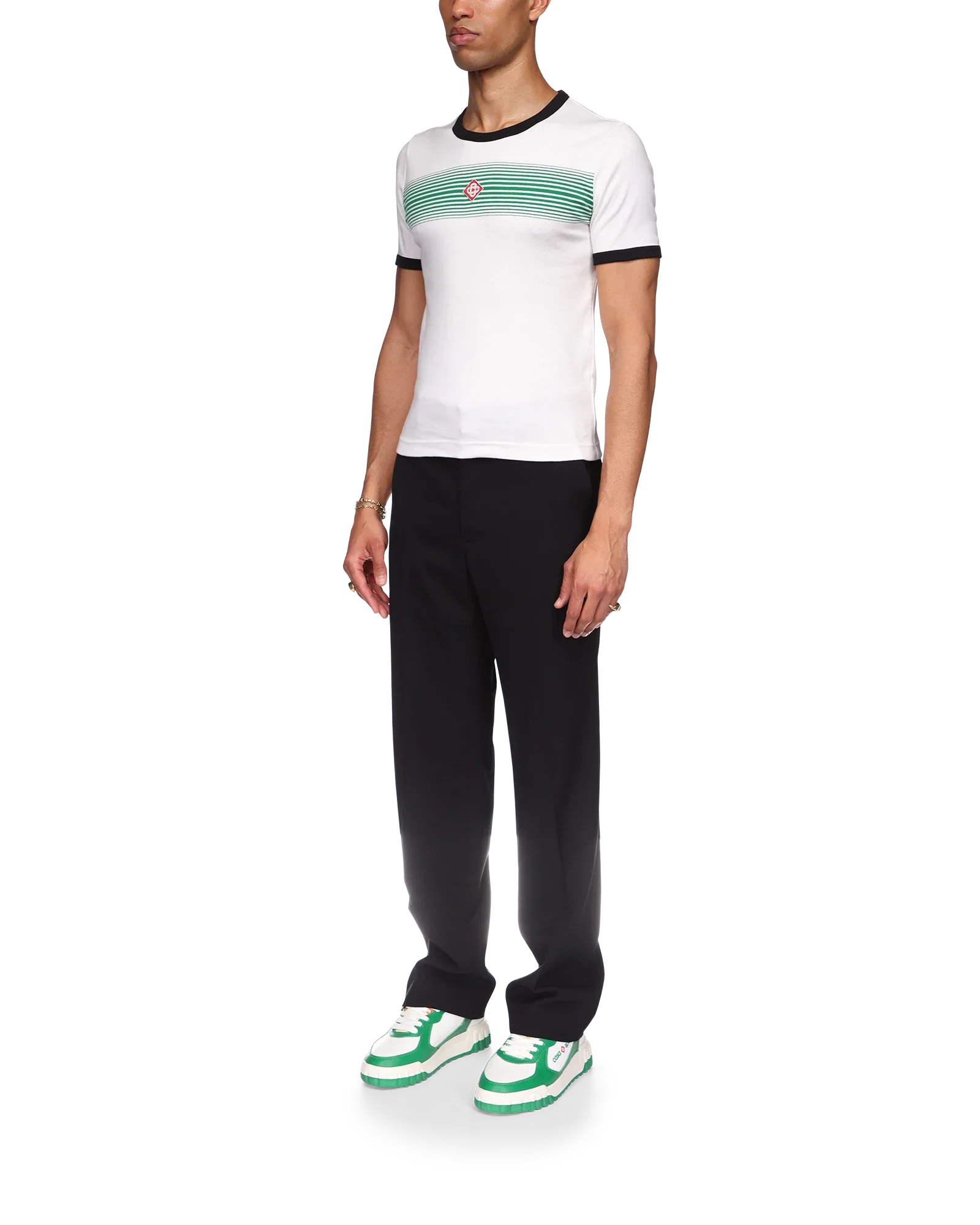 T-shirt à rayures dégradées