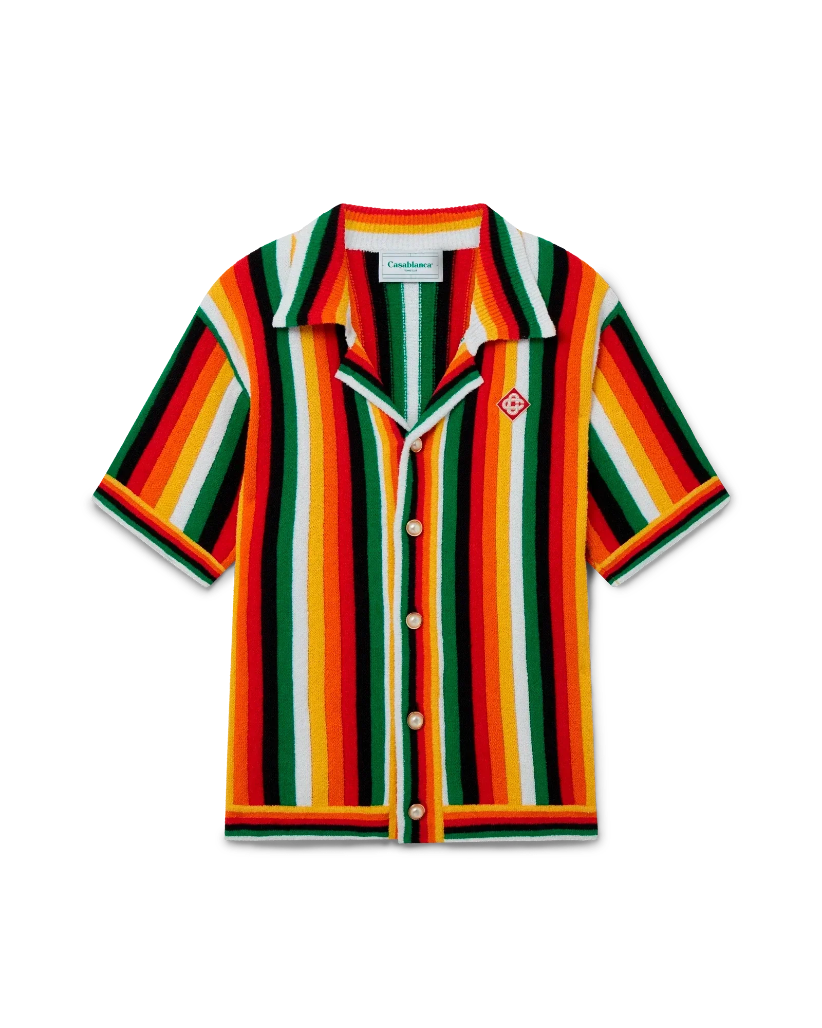 Chemise éponge rayée