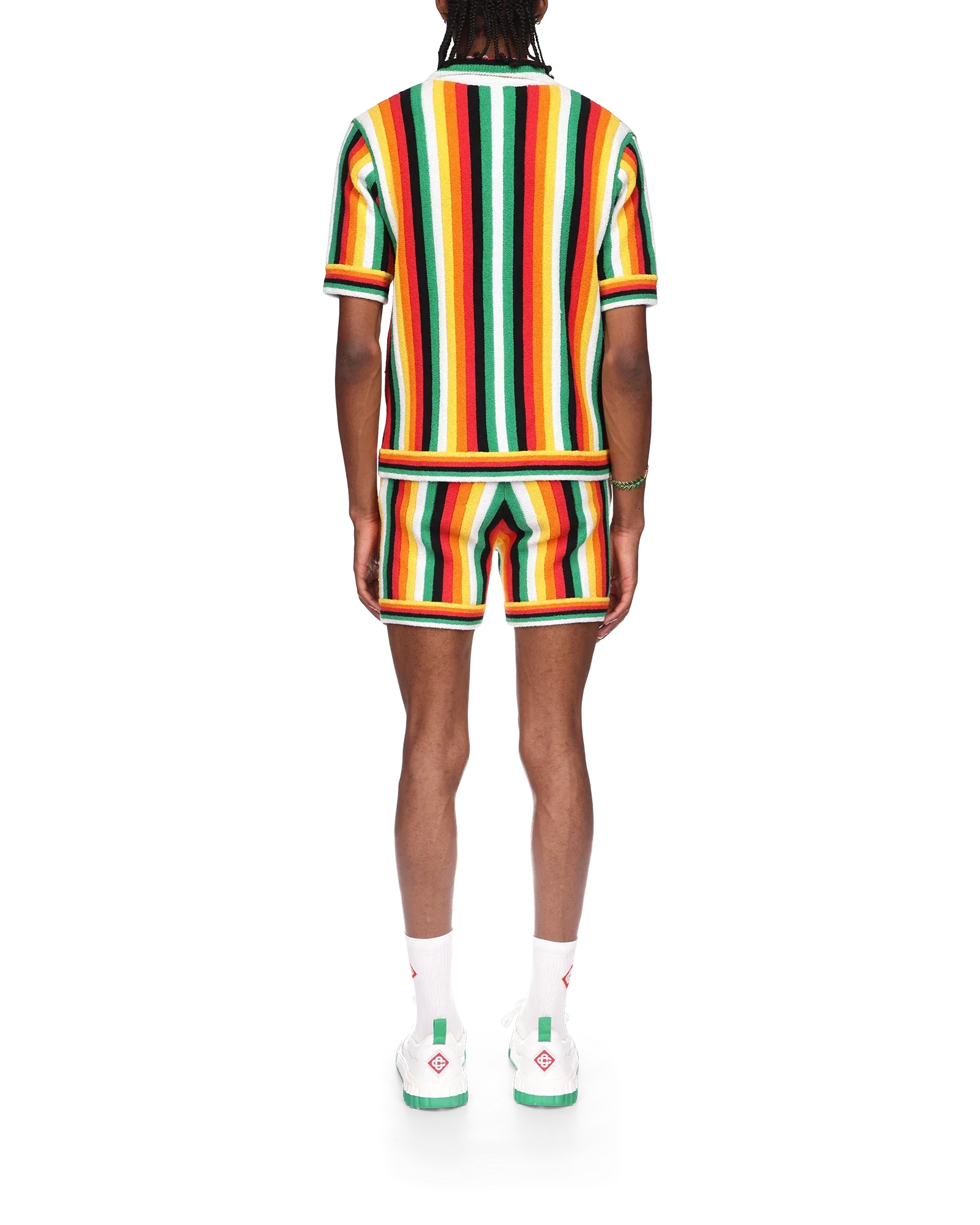 Chemise éponge rayée