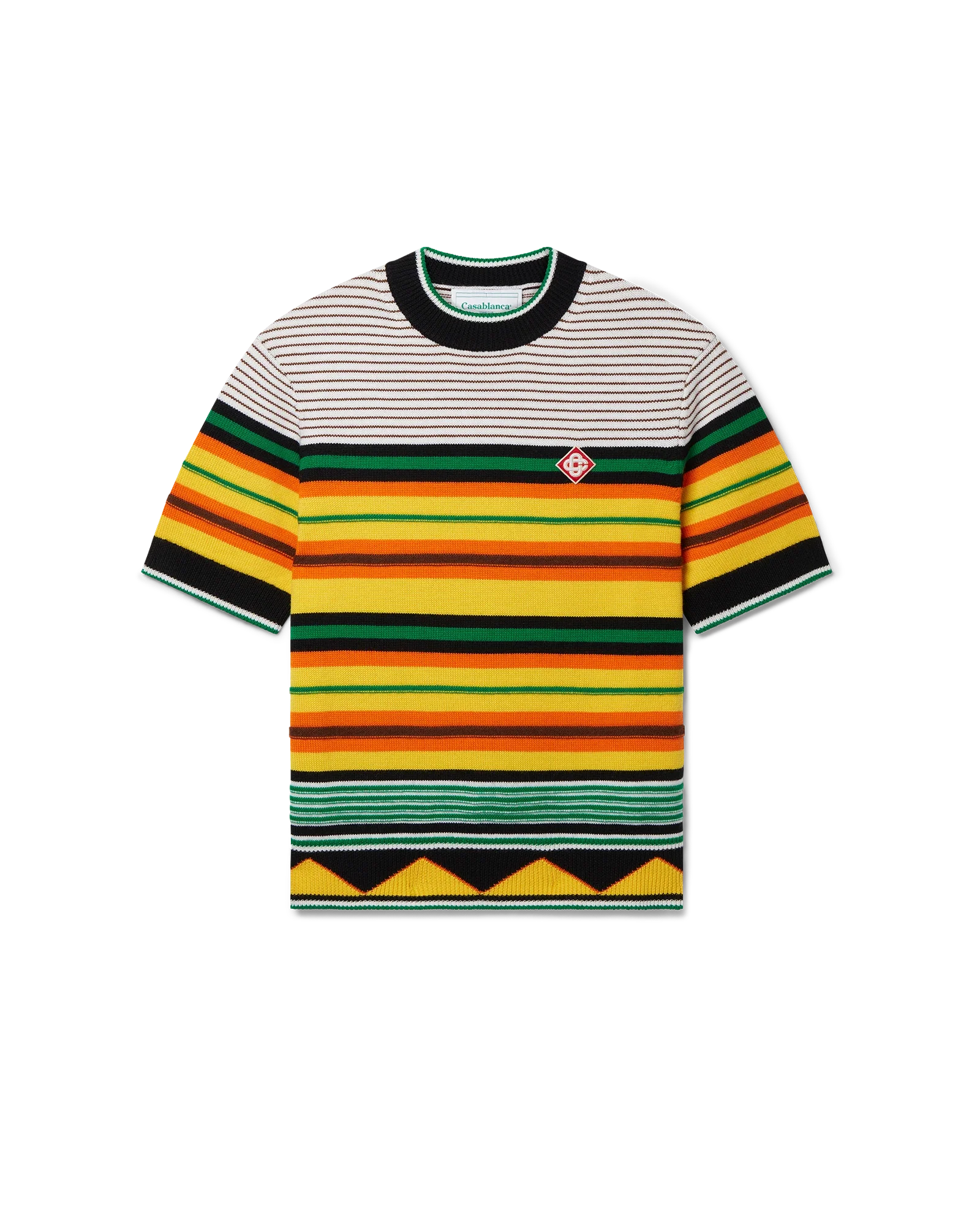 T-Shirt rayé en tricot