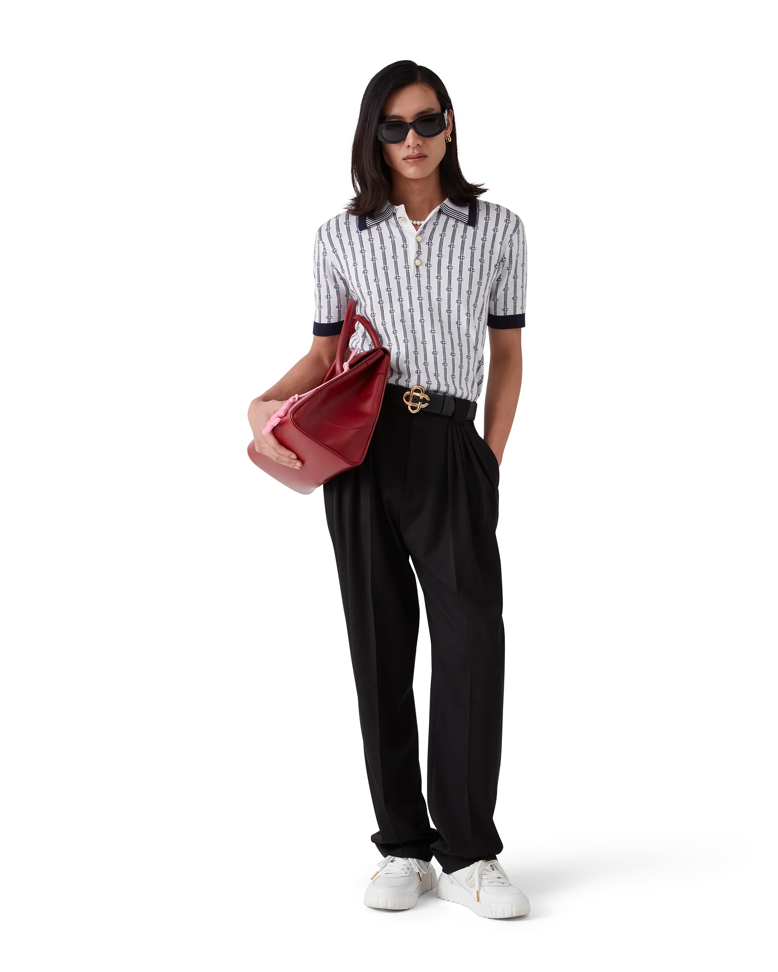Polo monogramme