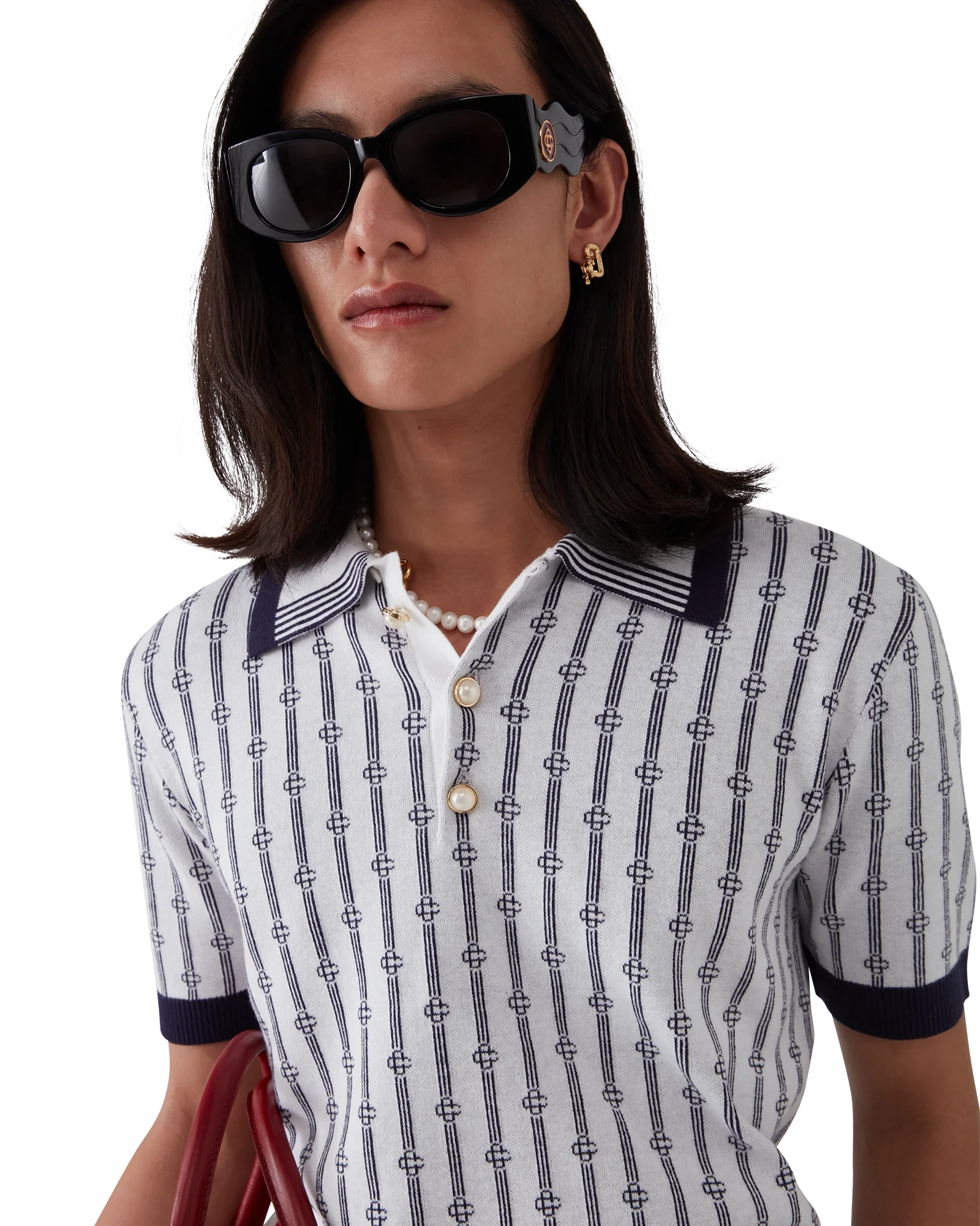 Polo monogramme