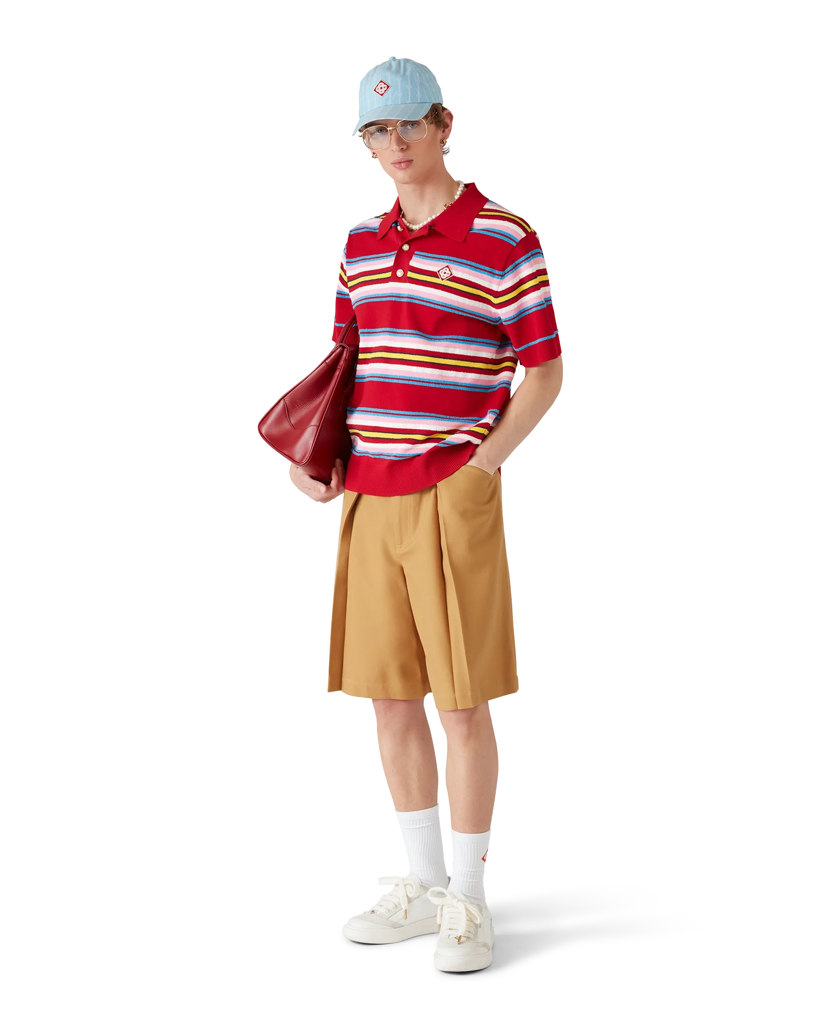 Polo oversize à rayures