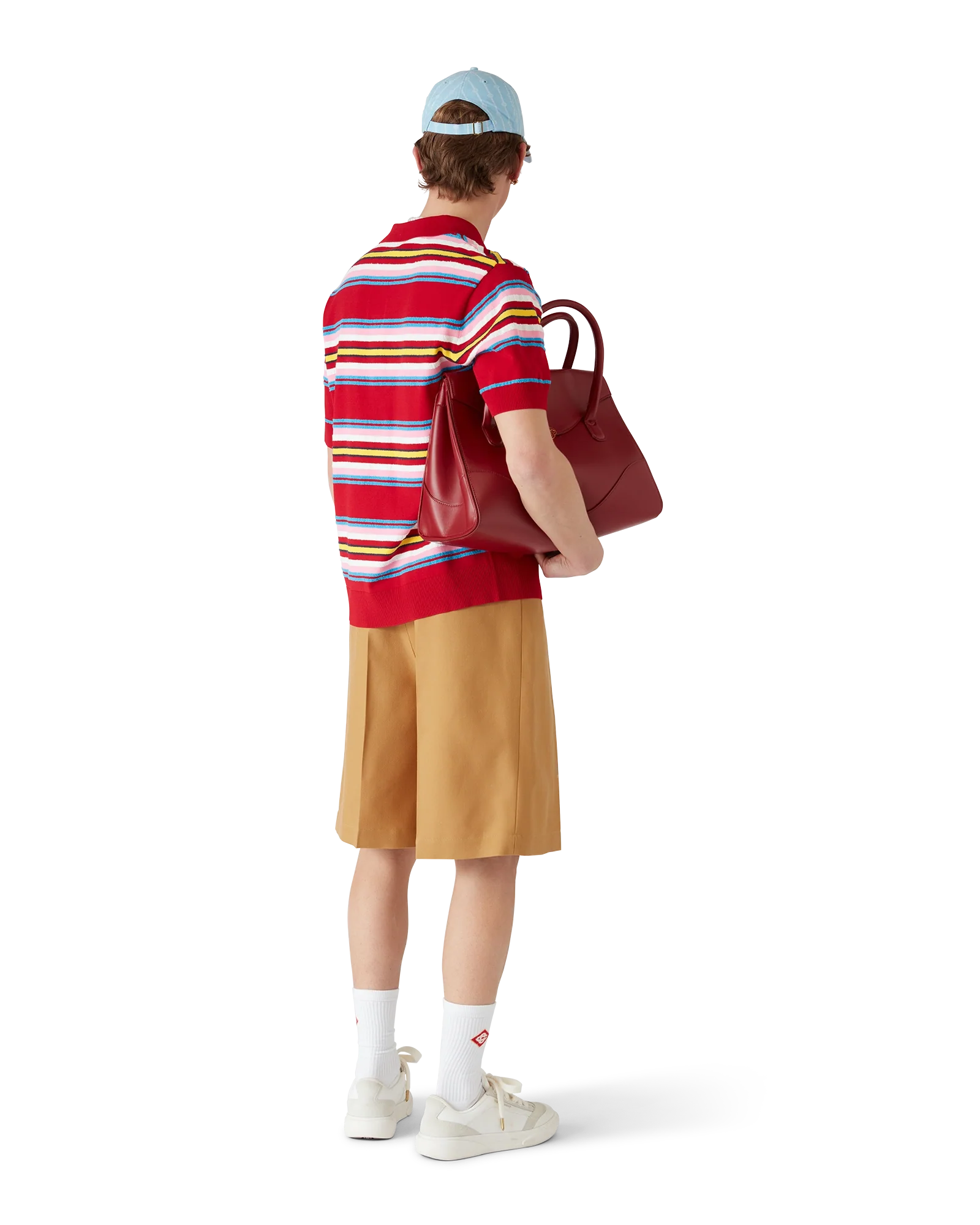 Polo oversize à rayures