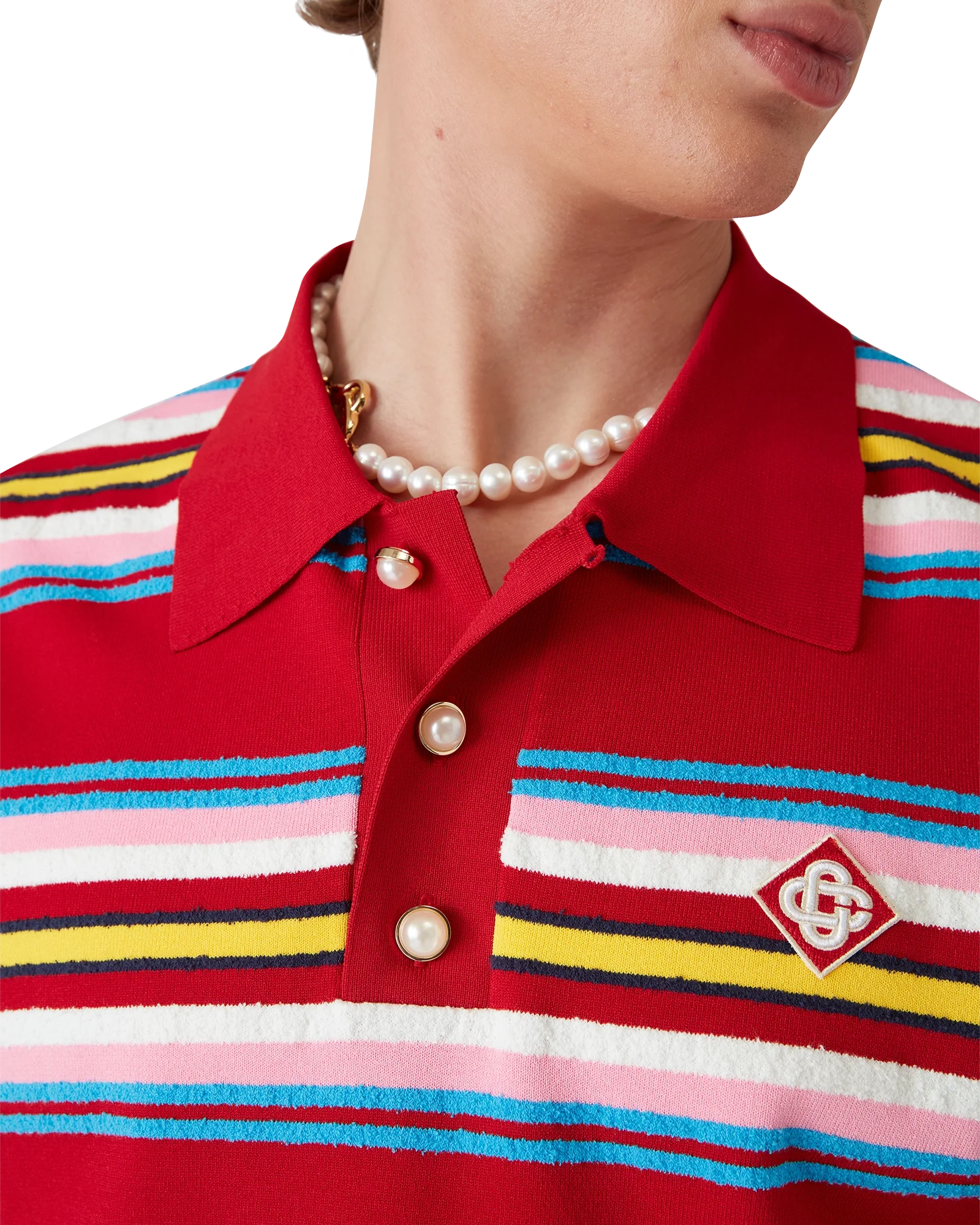 Polo oversize à rayures