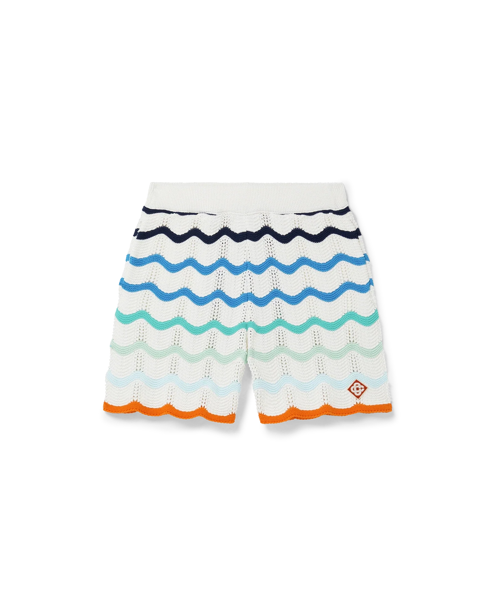Short en crochet à vagues dégradées
