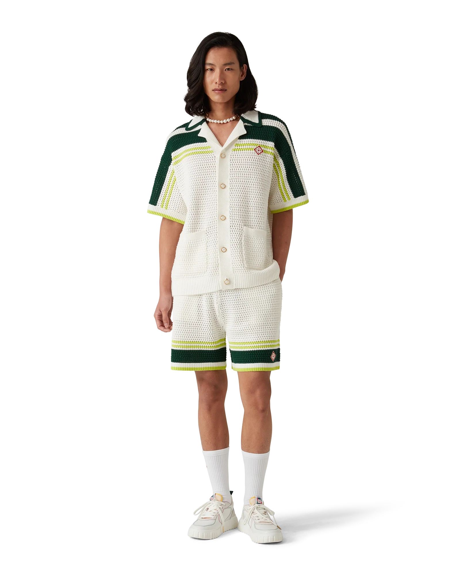 Short de tennis en crochet