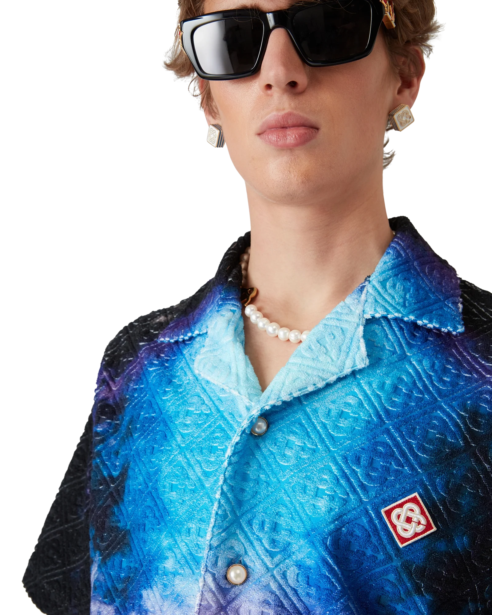 Chemise éponge dégradée