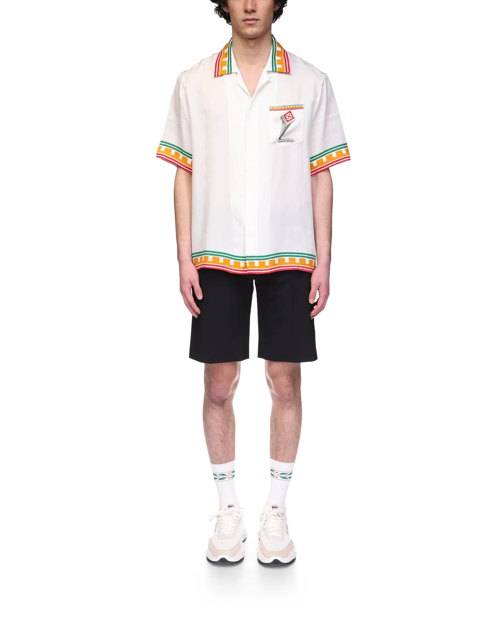 Chemise en soie Leaning Column