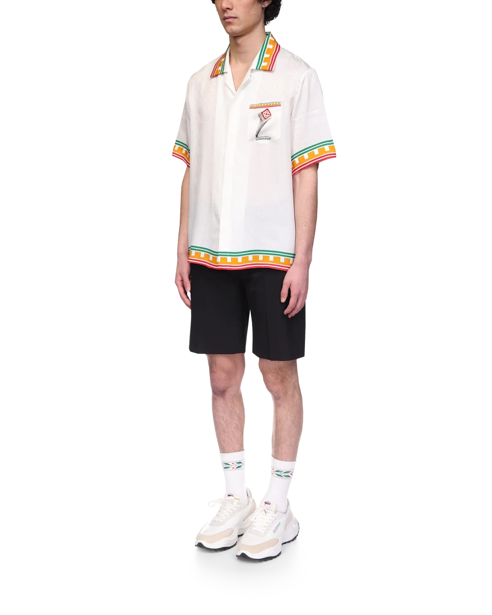 Chemise en soie Leaning Column
