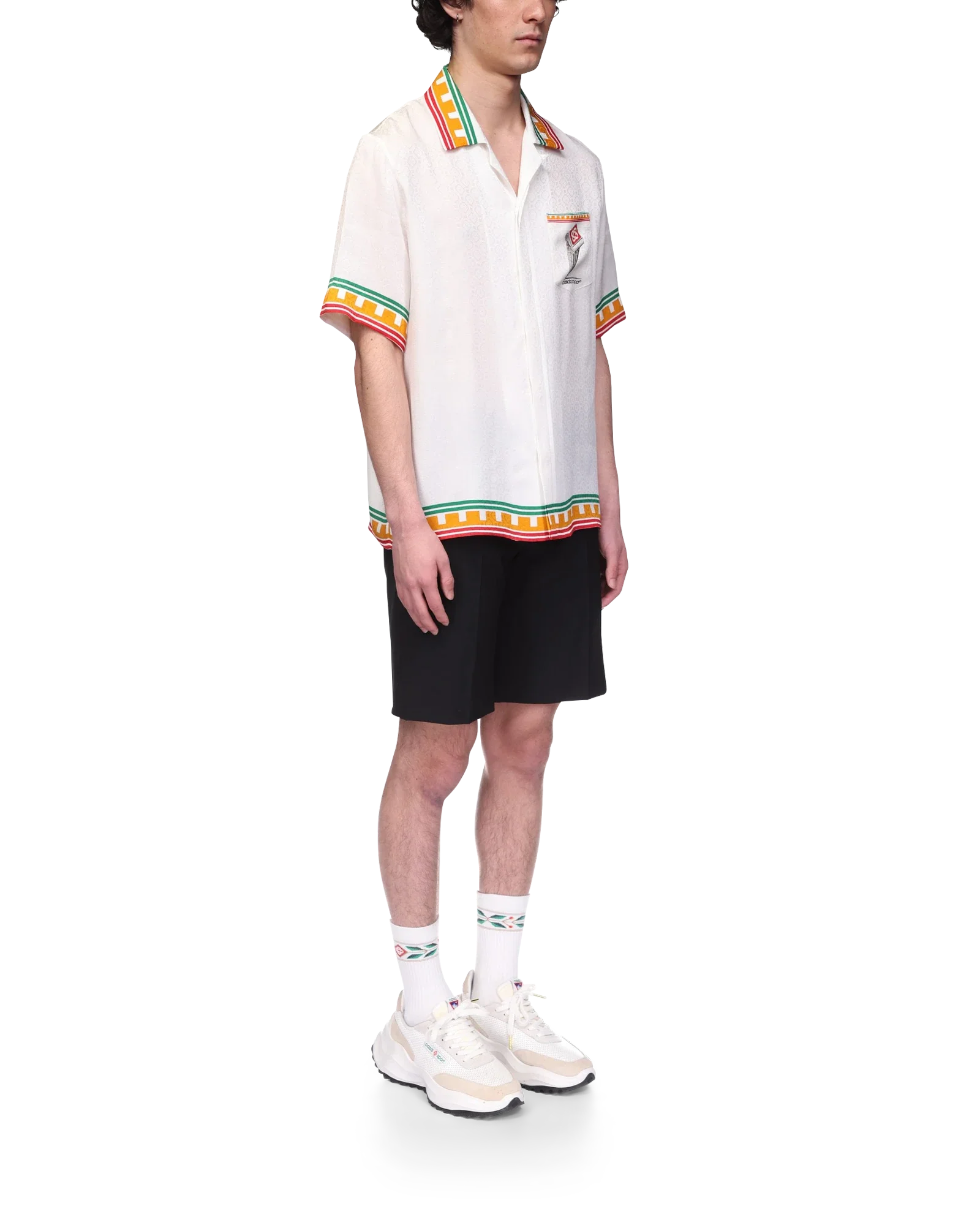 Chemise en soie Leaning Column
