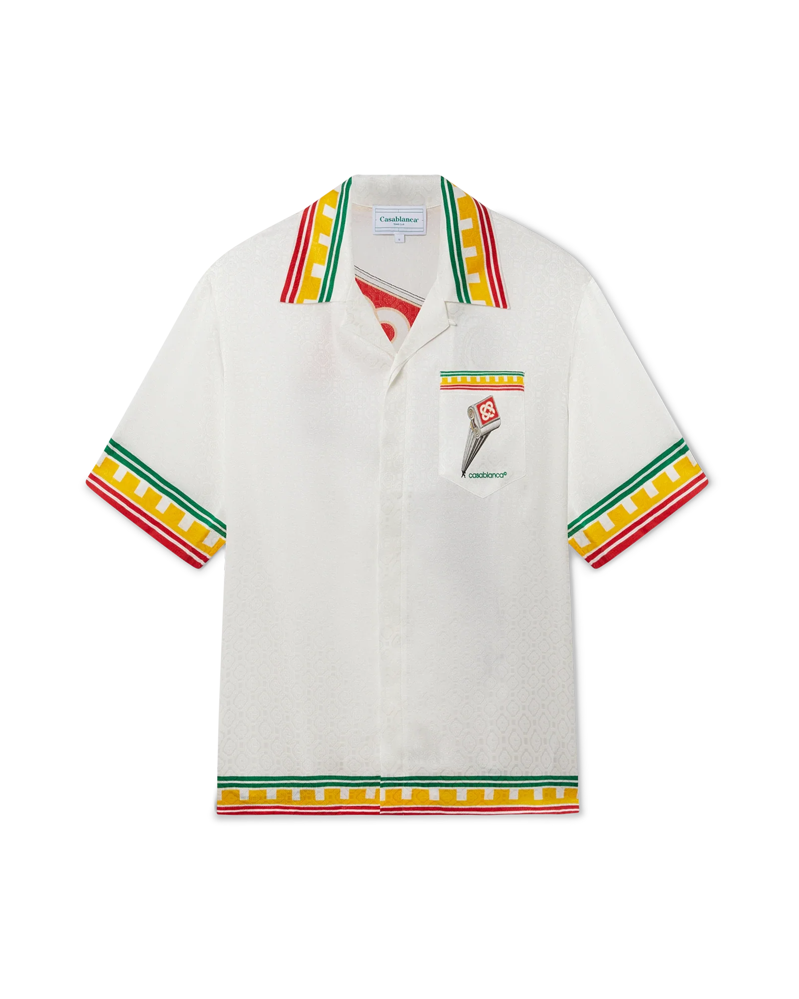 Chemise en soie Leaning Column