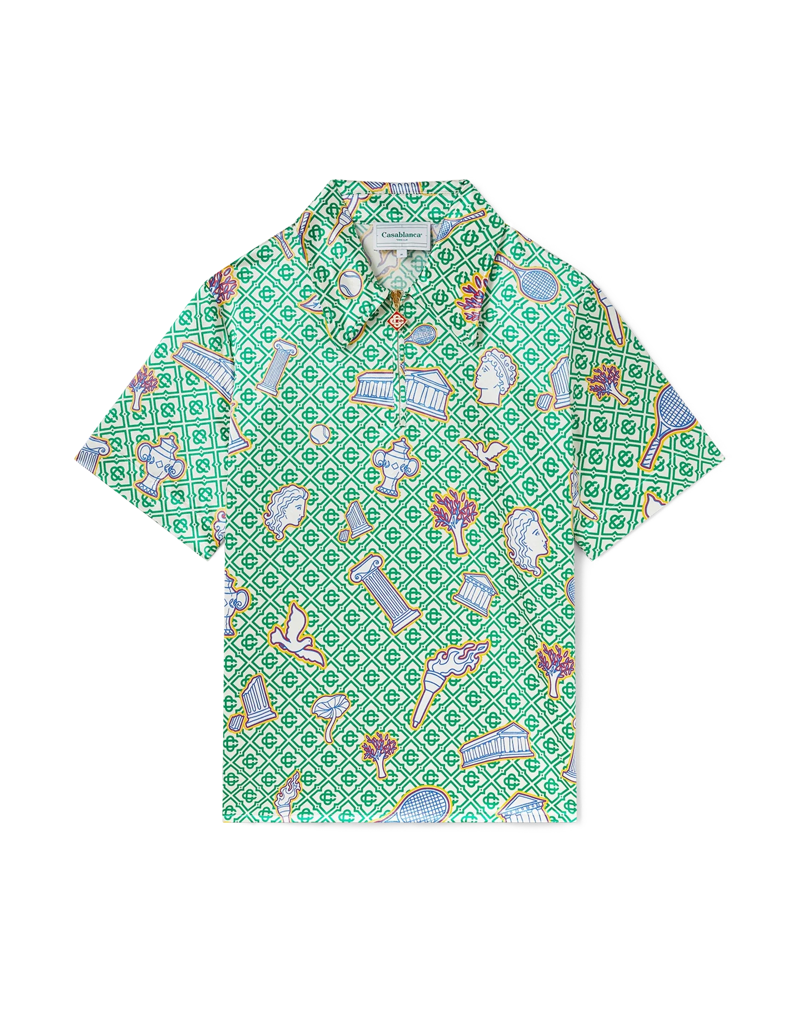 Chemise à quart de fermeture éclair