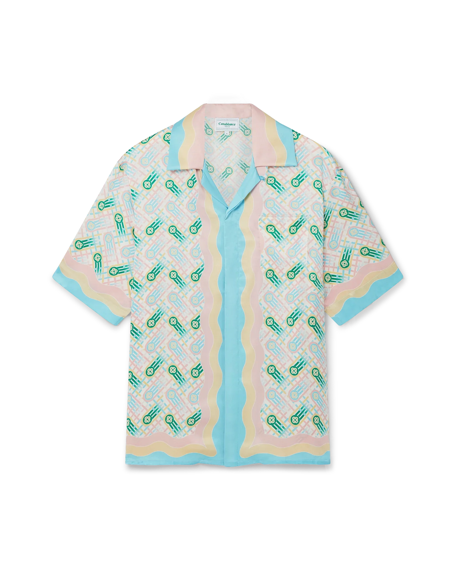 Chemise en soie Ping Pong Short Sleeve