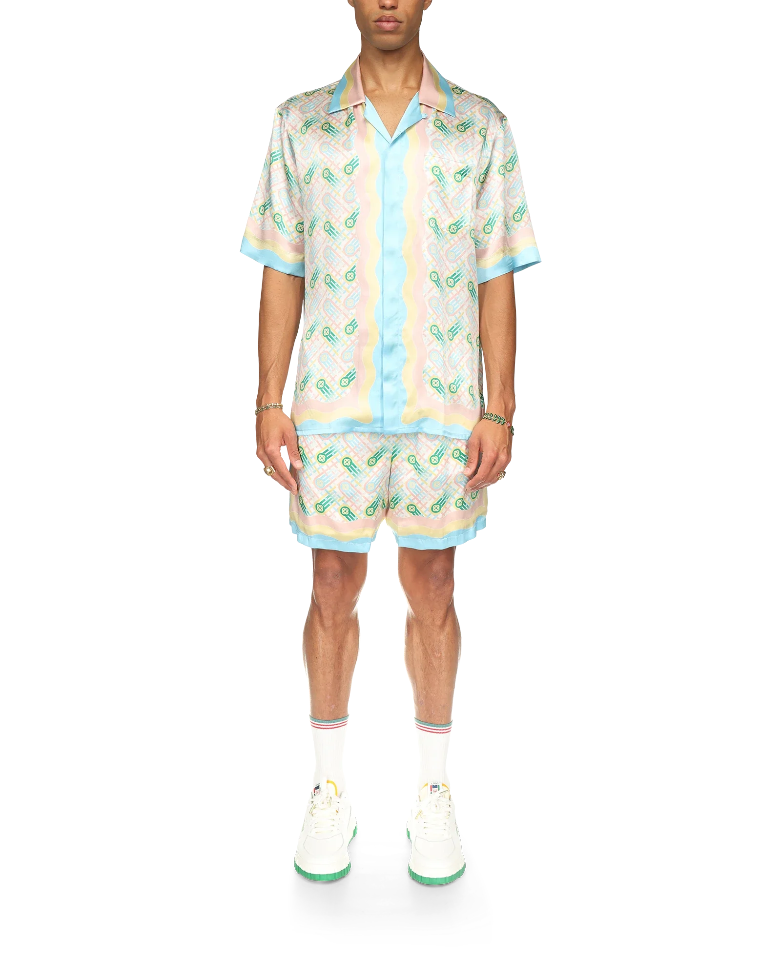 Chemise en soie Ping Pong Short Sleeve