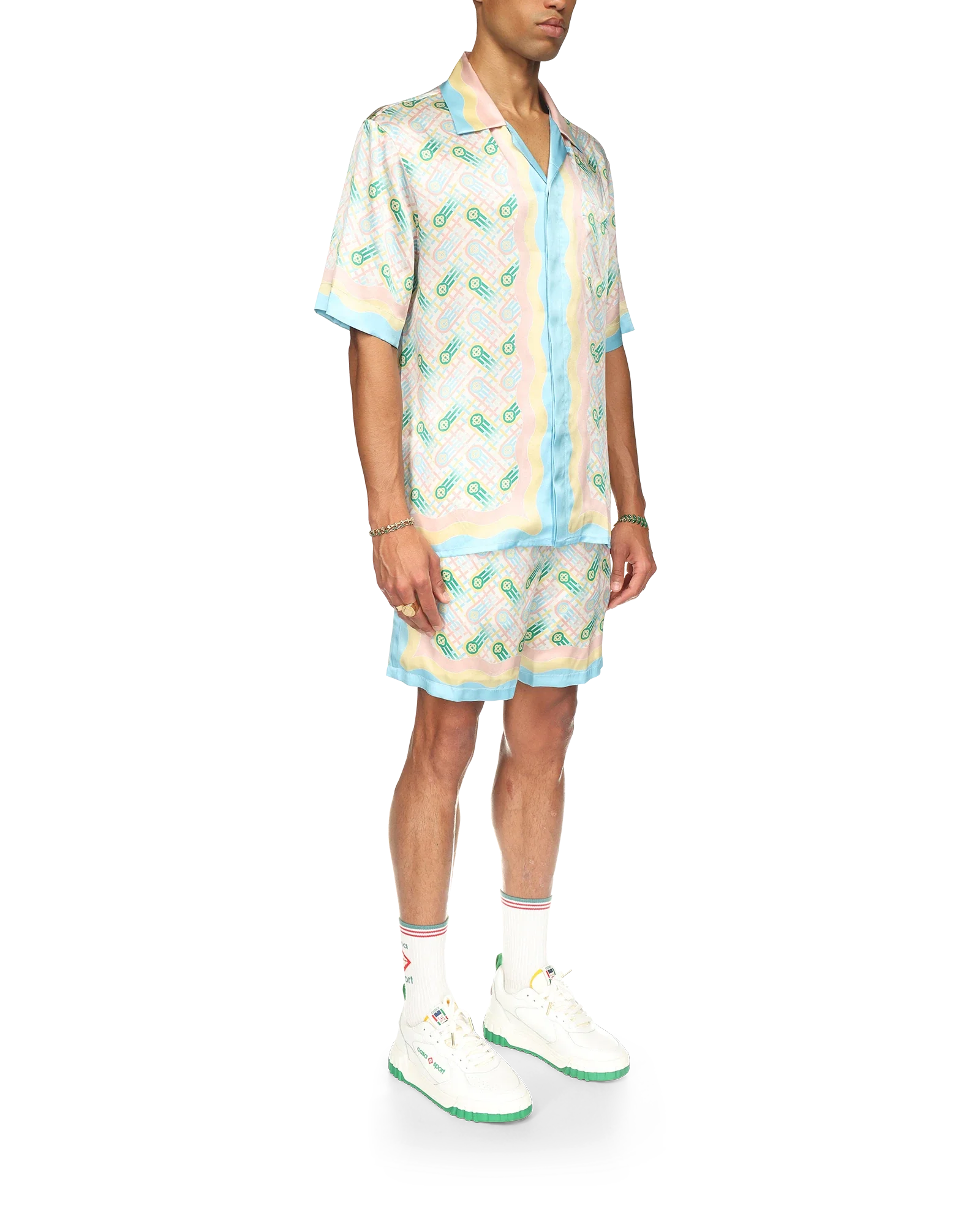 Chemise en soie Ping Pong Short Sleeve
