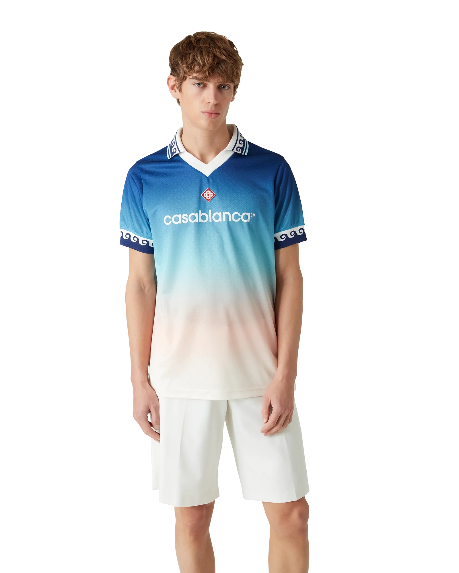 Maillot de football Jacquard dégradé