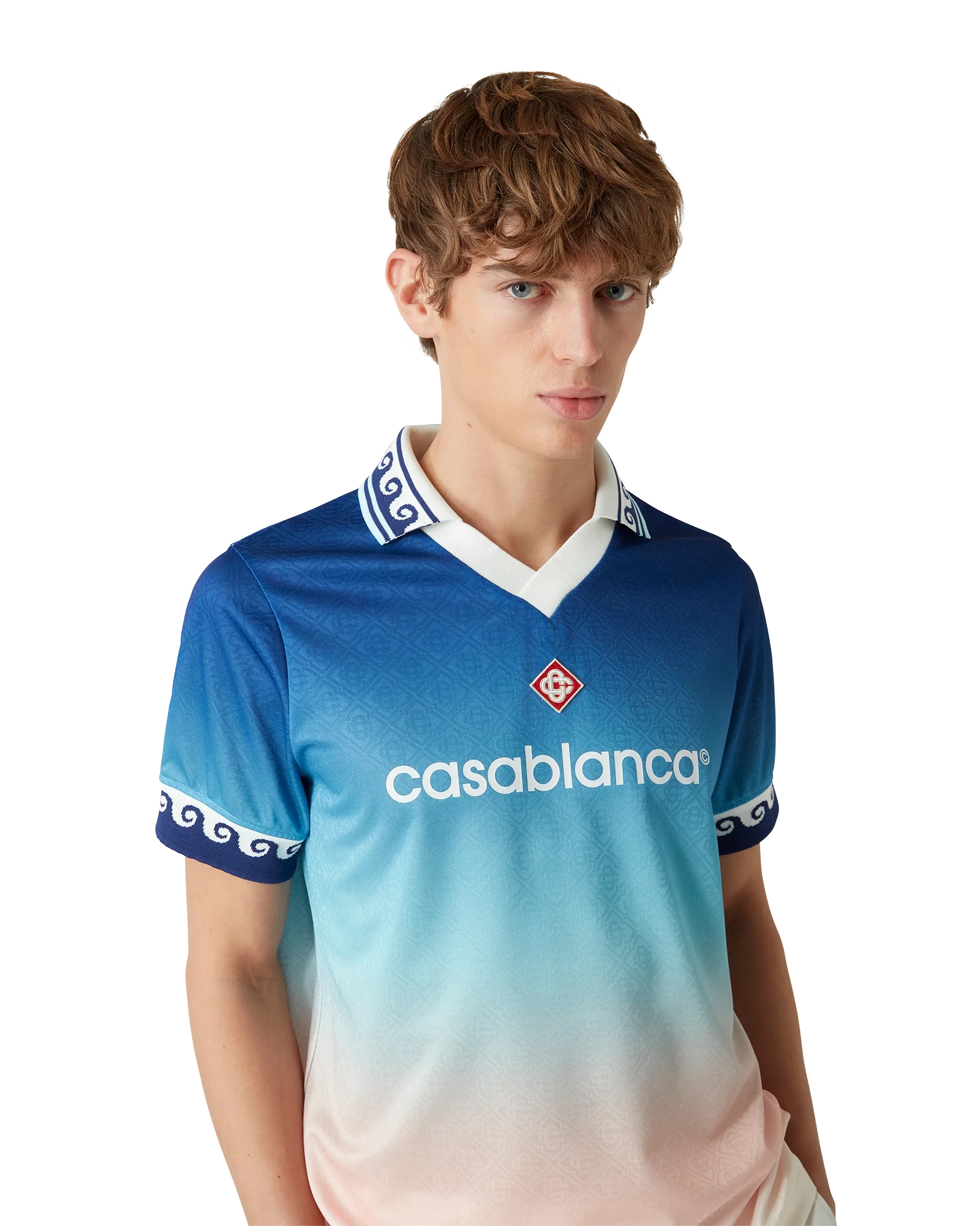 Maillot de football Jacquard dégradé