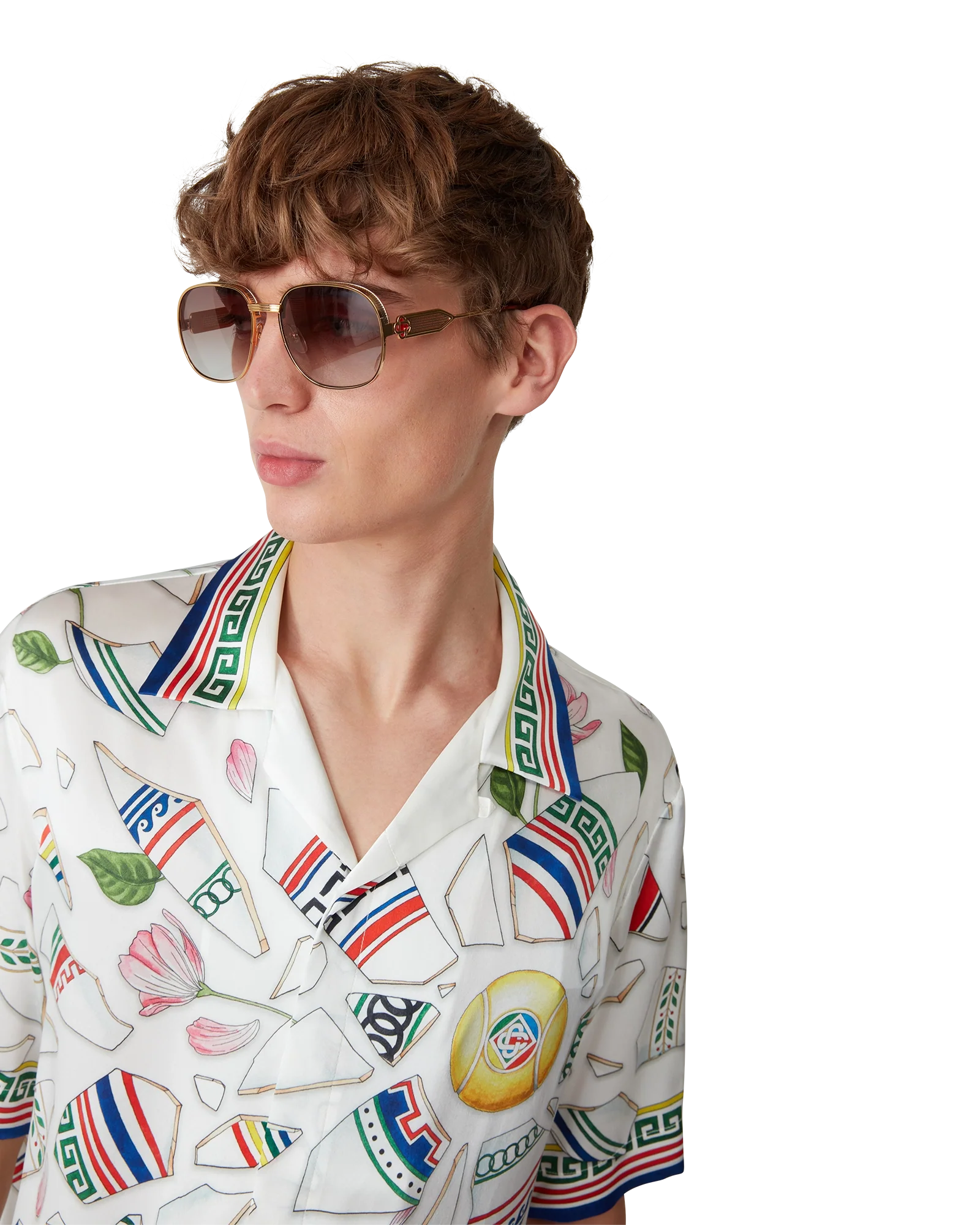 Chemise en soie Le Vase Brise Short Sleeve