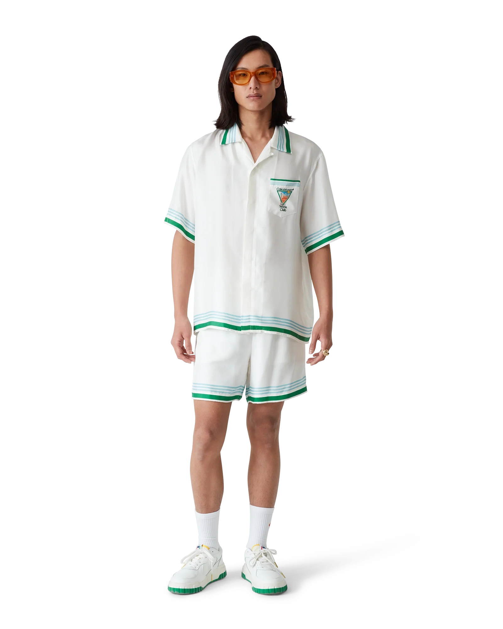 Short en soie Metaphysical Tennis Icon