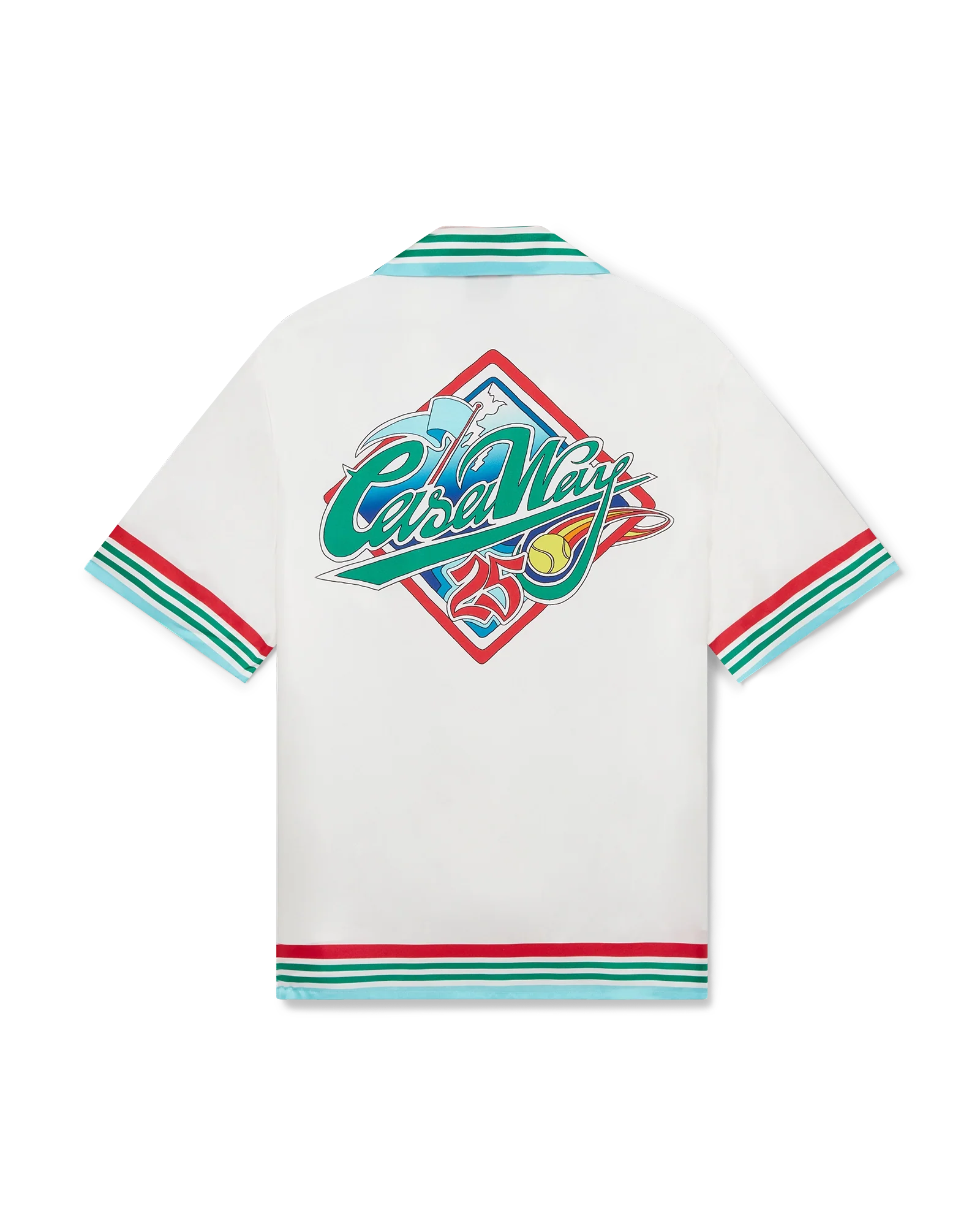 Chemise en soie à manches courtes Casa Way World Series