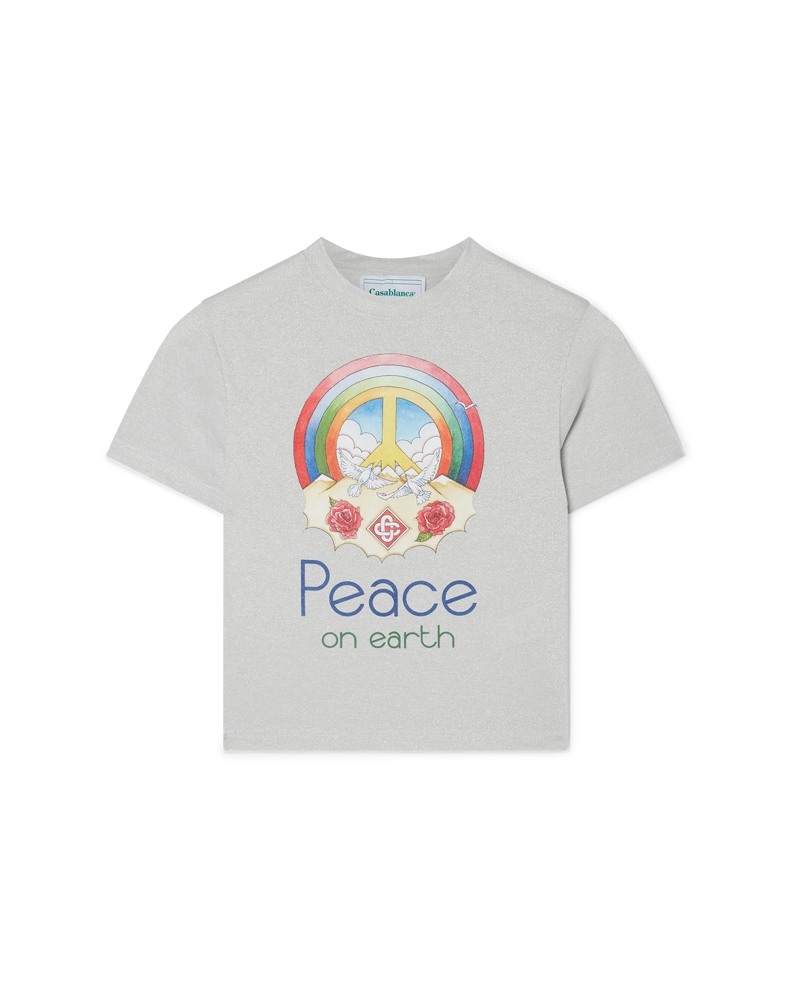 T-Shirt Peace On Earth Cropped