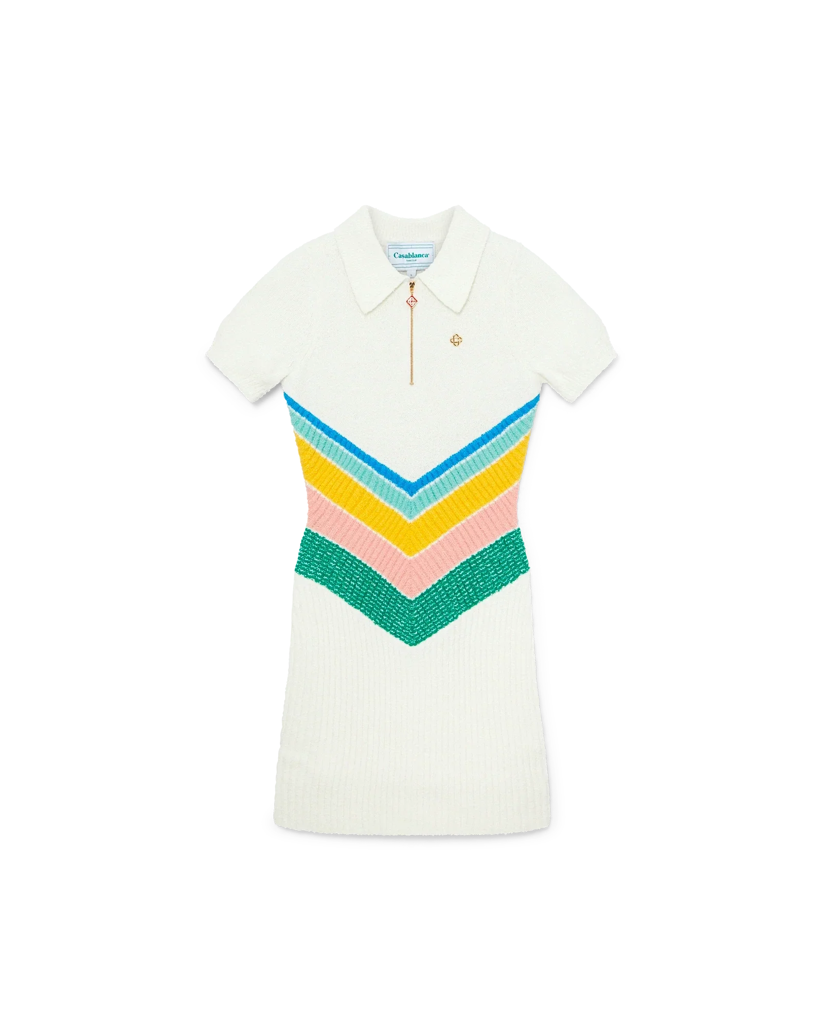Robe à chevrons en boucle