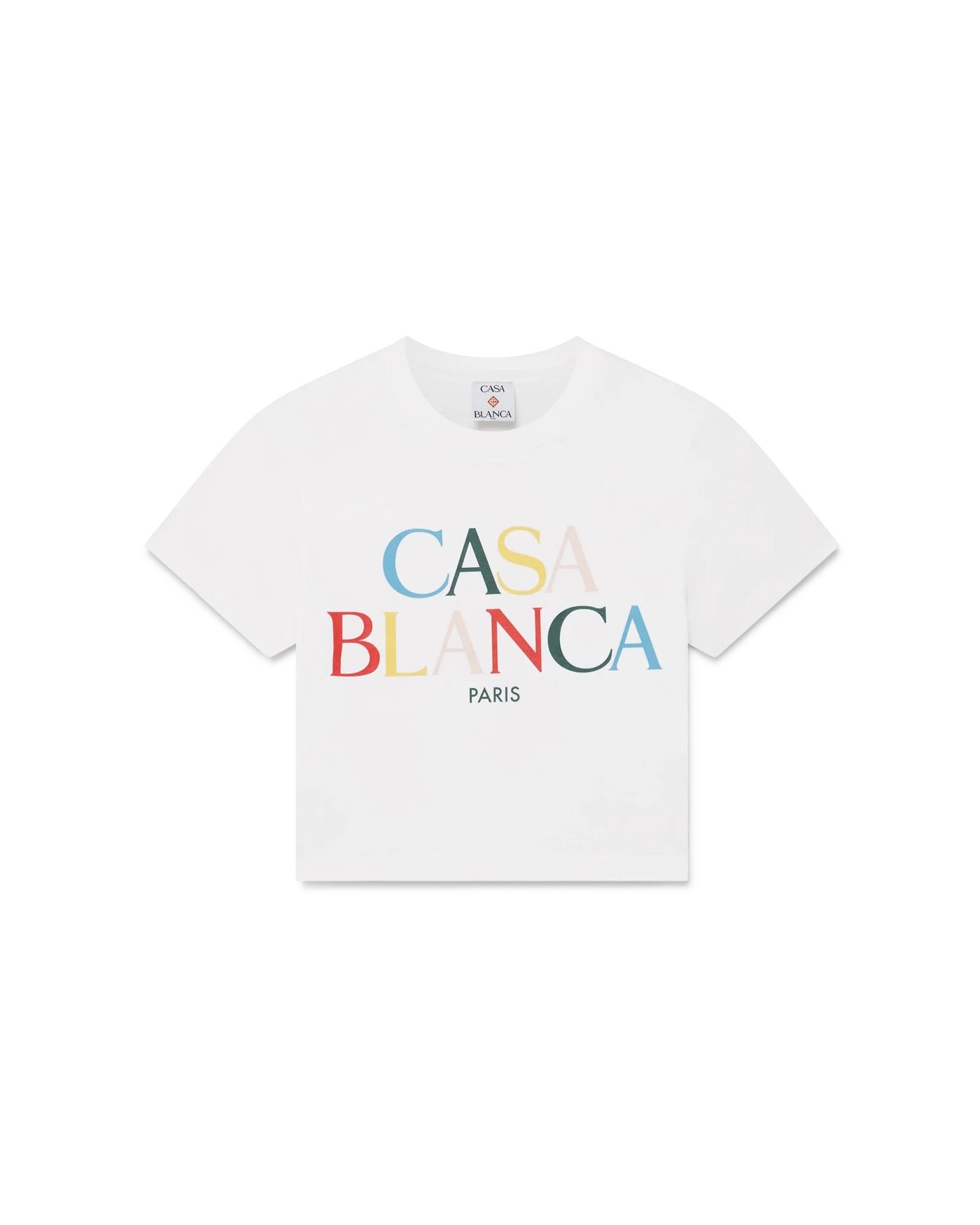 T-Shirt Stacked Logo Cropped