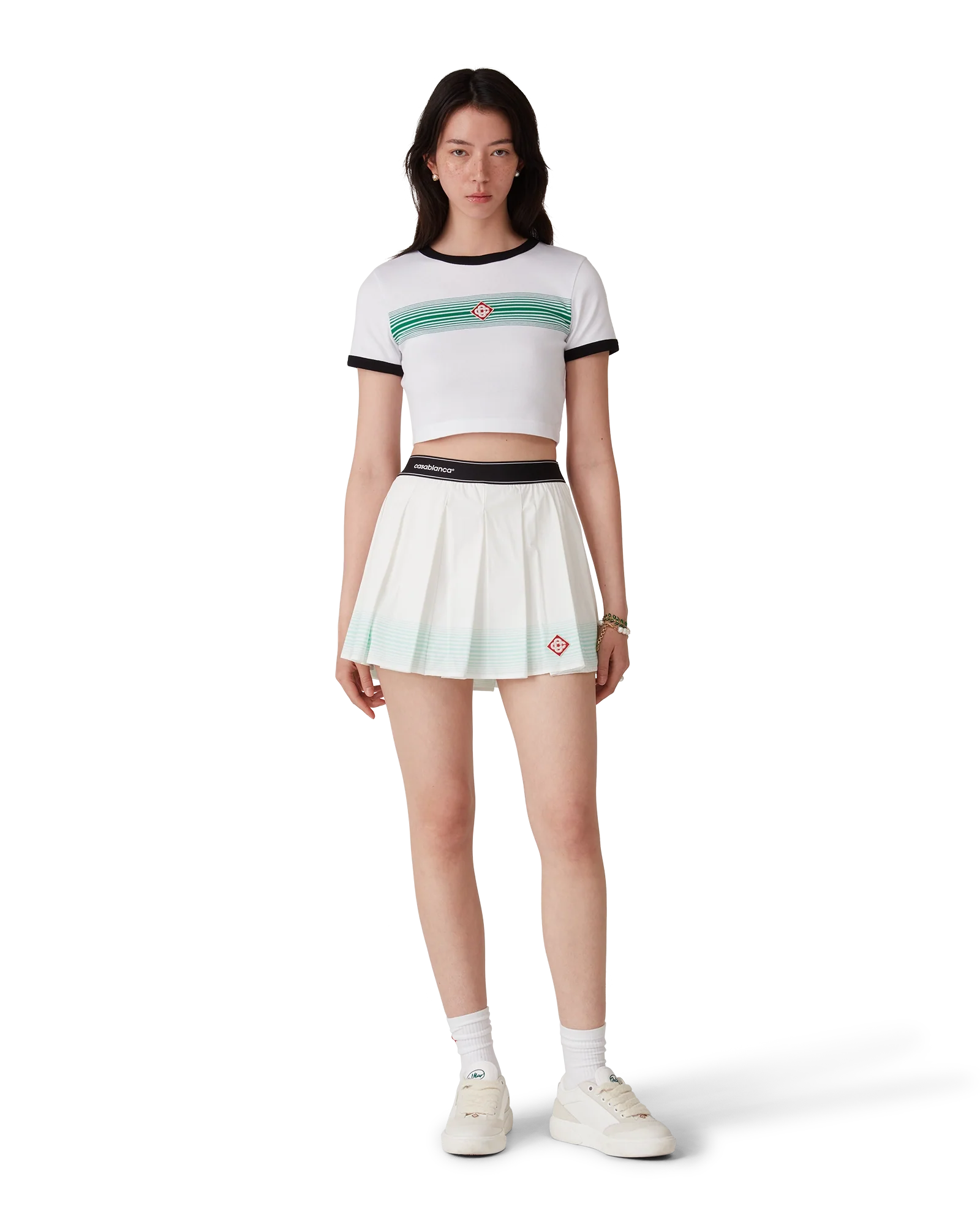 T-Shirt Gradient Stripe Ringer