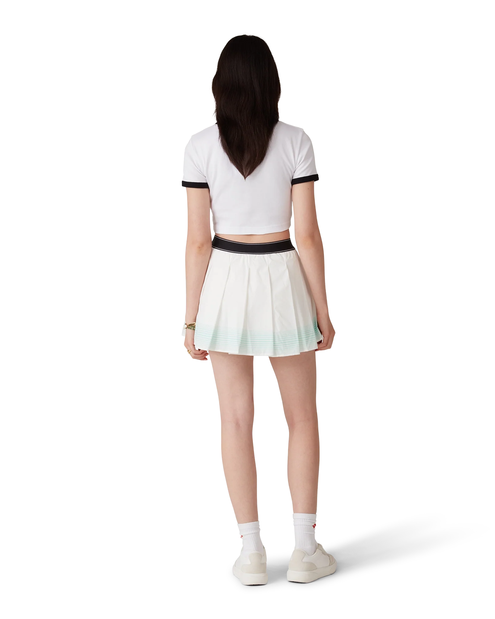 T-Shirt Gradient Stripe Ringer