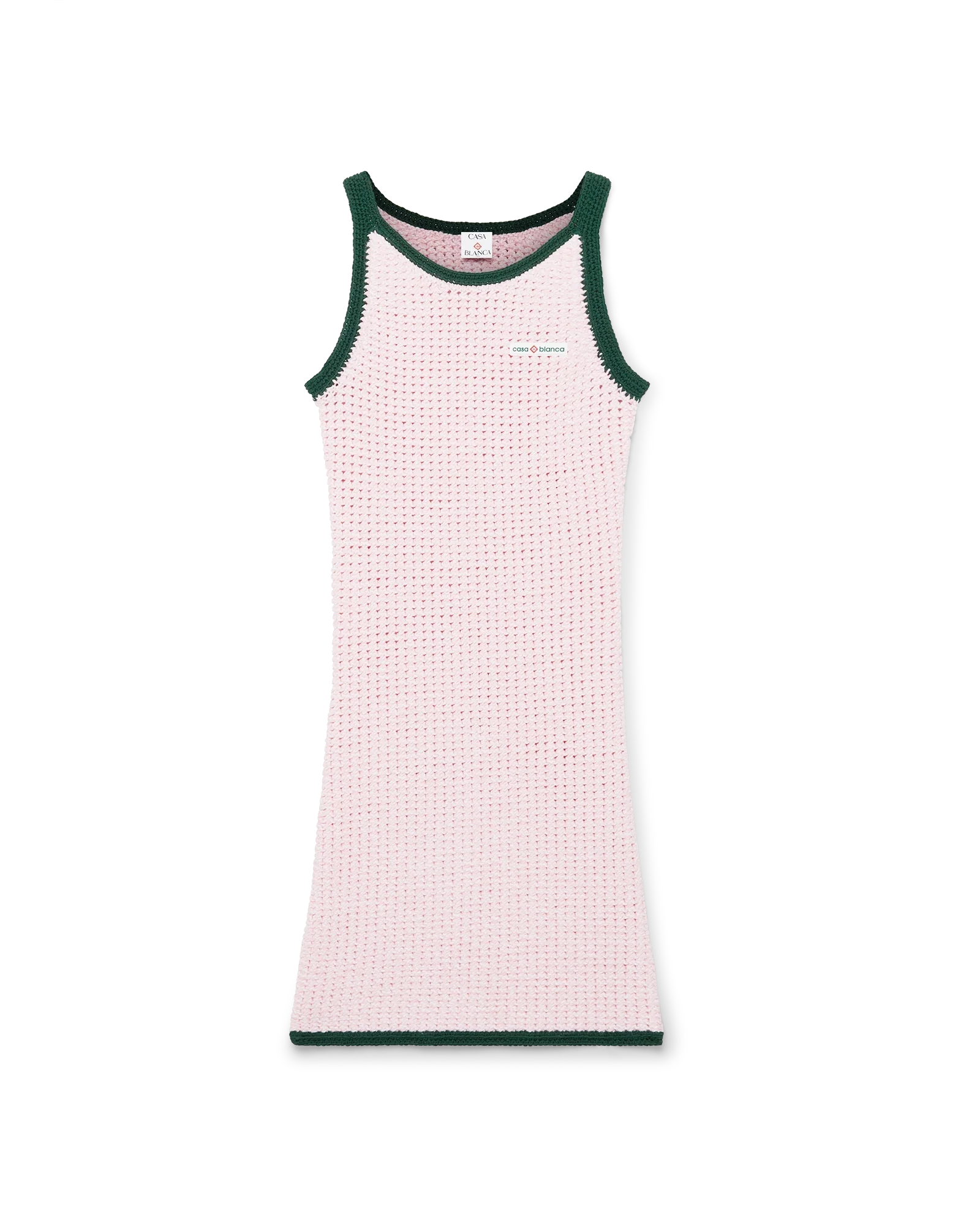 Robe débardeur en coton mouliné