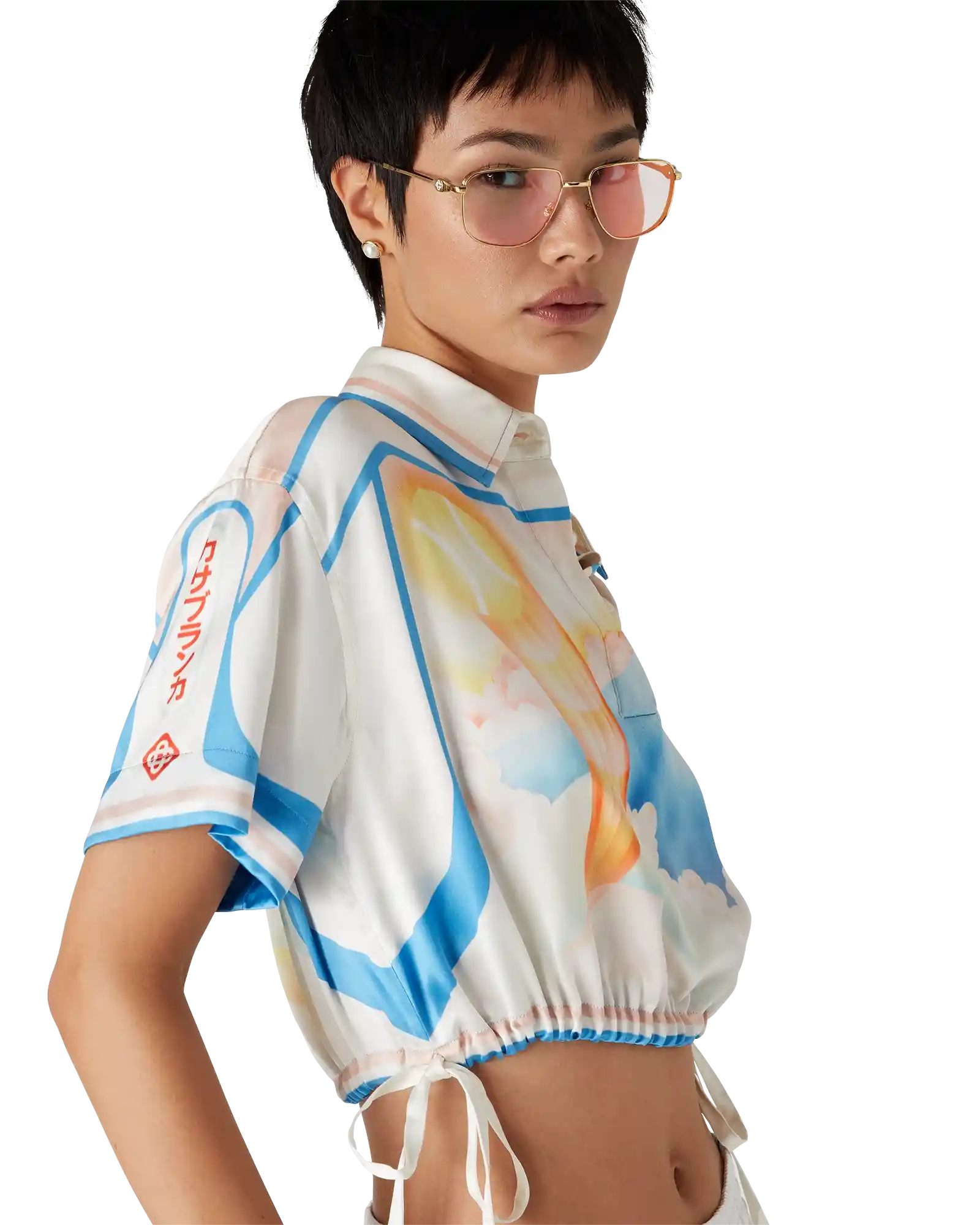 Chemise Fuji Dream Silk Cropped