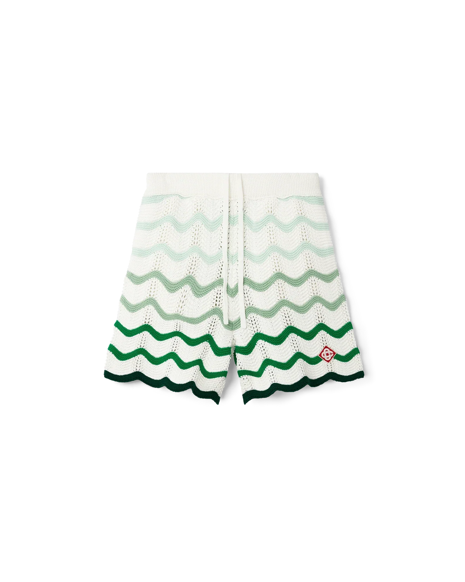 Short en crochet à dégradé ondulé