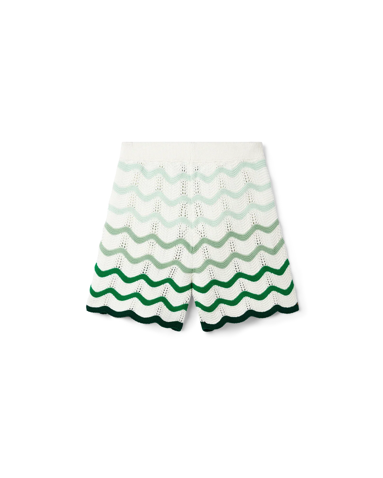 Short en crochet à dégradé ondulé