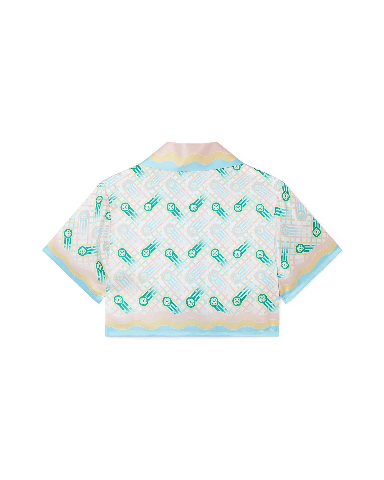Chemise en soie Ping Pong Cropped