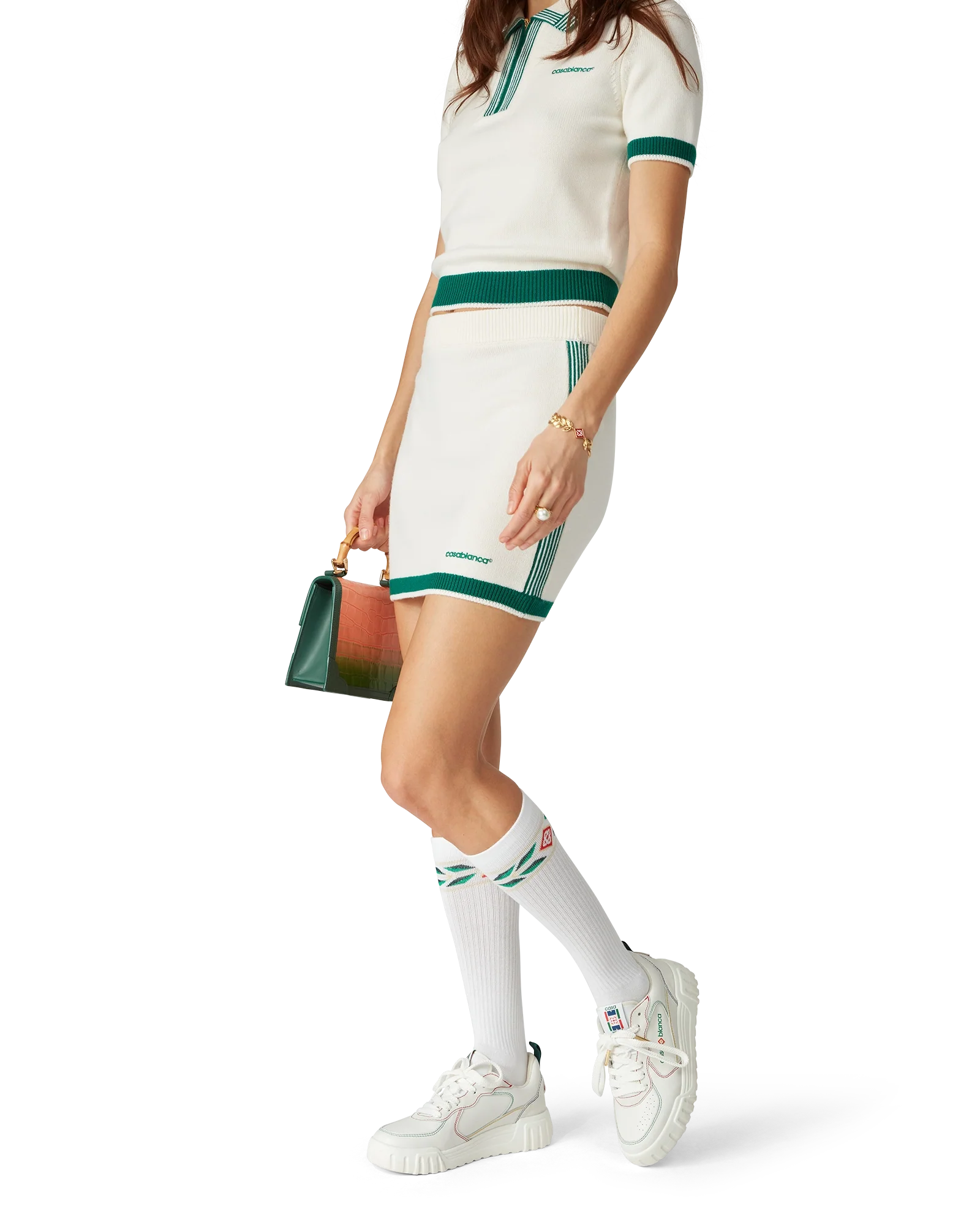 Jupe de tennis en tricot