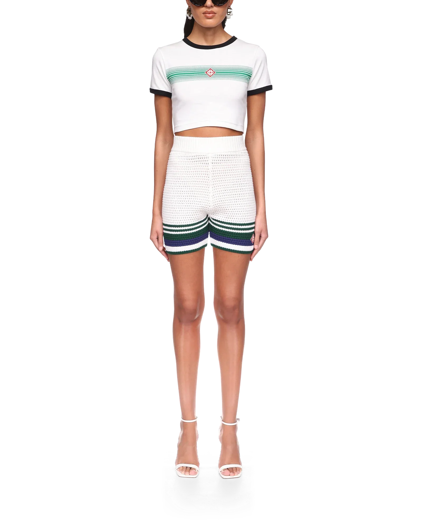 Short de tennis en crochet