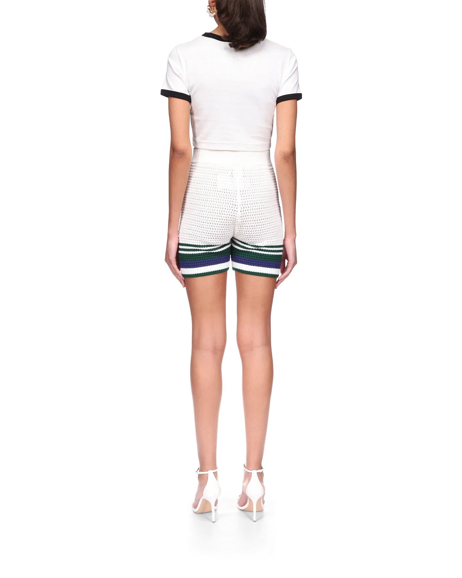 Short de tennis en crochet