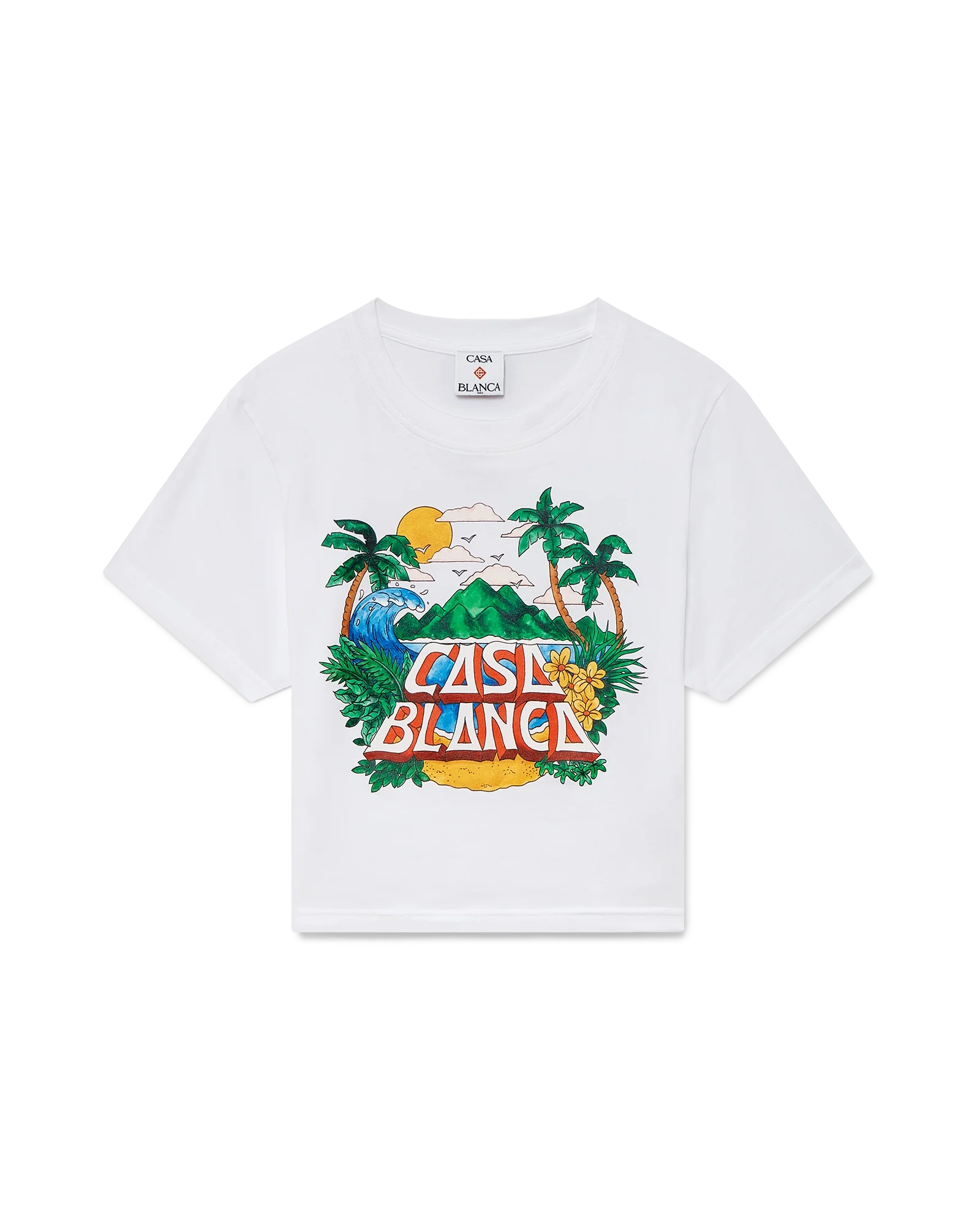 T-Shirt Casa Beach Wave Cropped