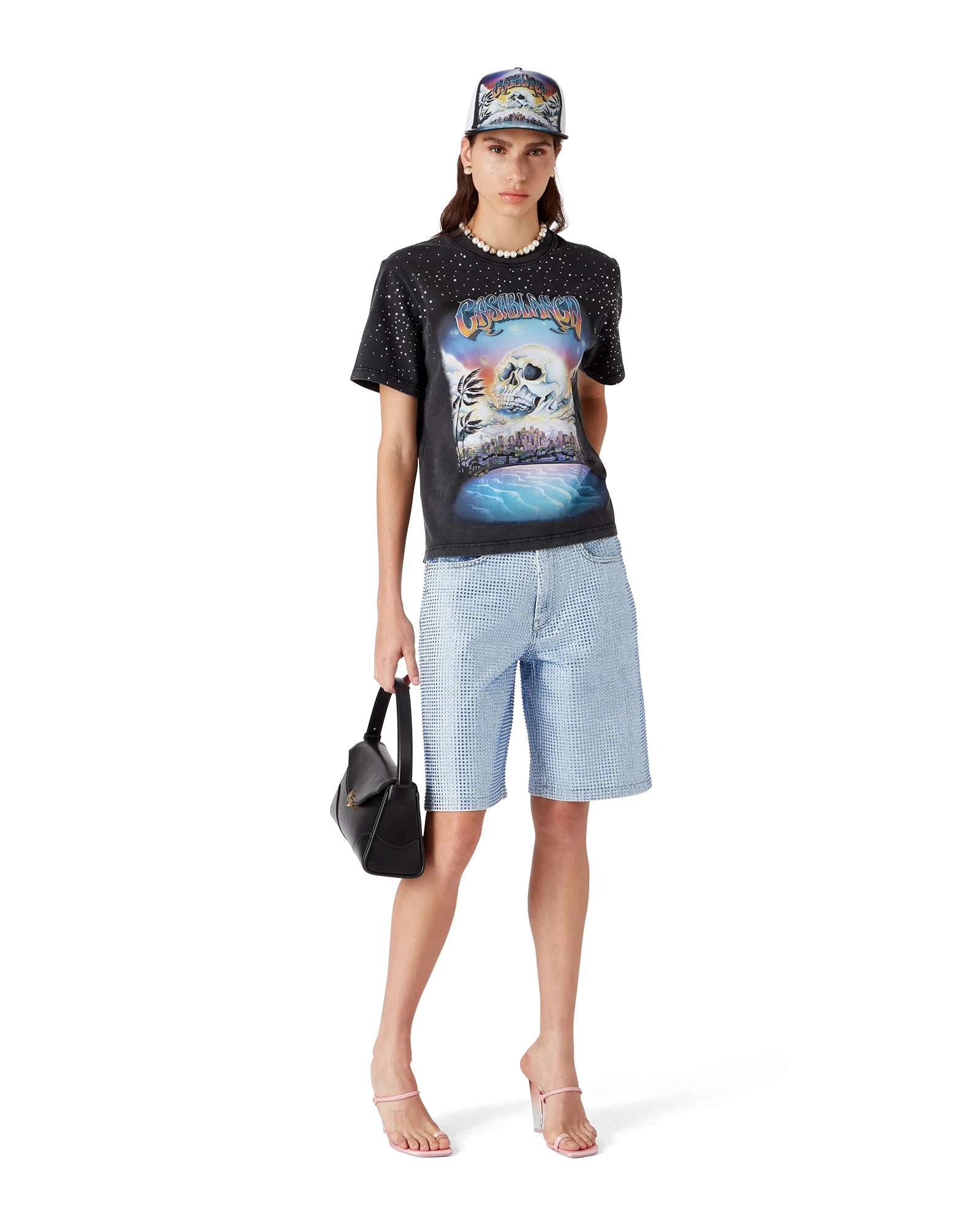 T-Shirt La Prémonition Crystal Embellished